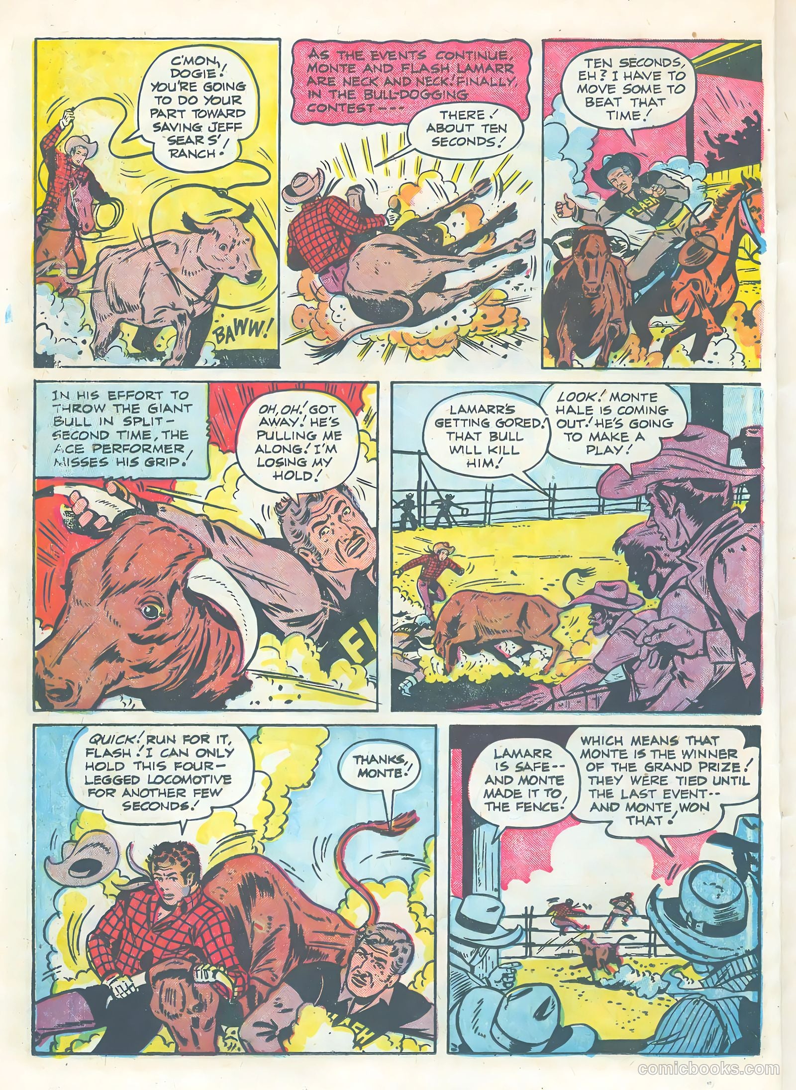 Monte Hale Western #83 — page 22 of 36