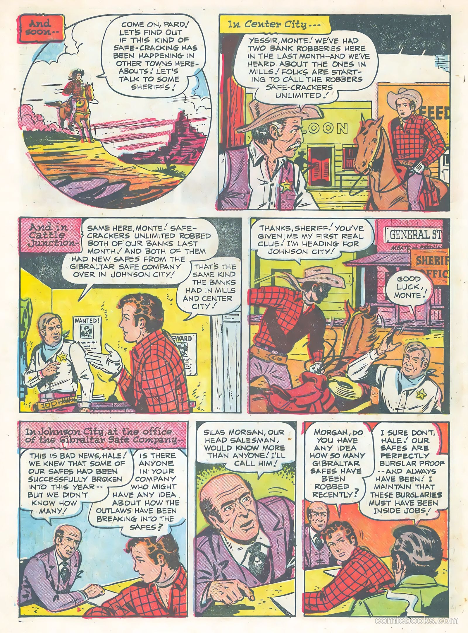 Monte Hale Western #83 — page 30 of 36