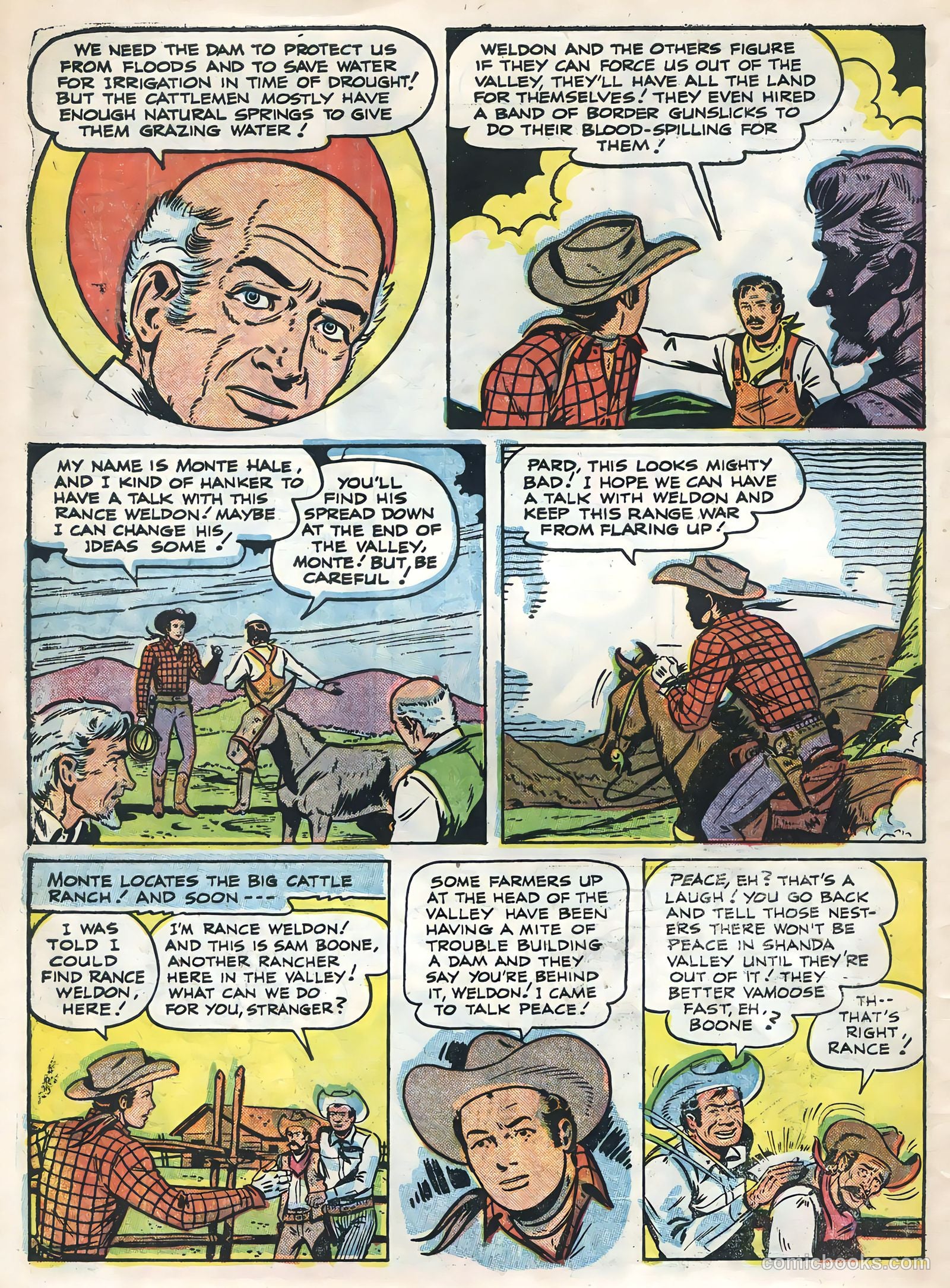 Monte Hale Western #84 — page 30 of 36