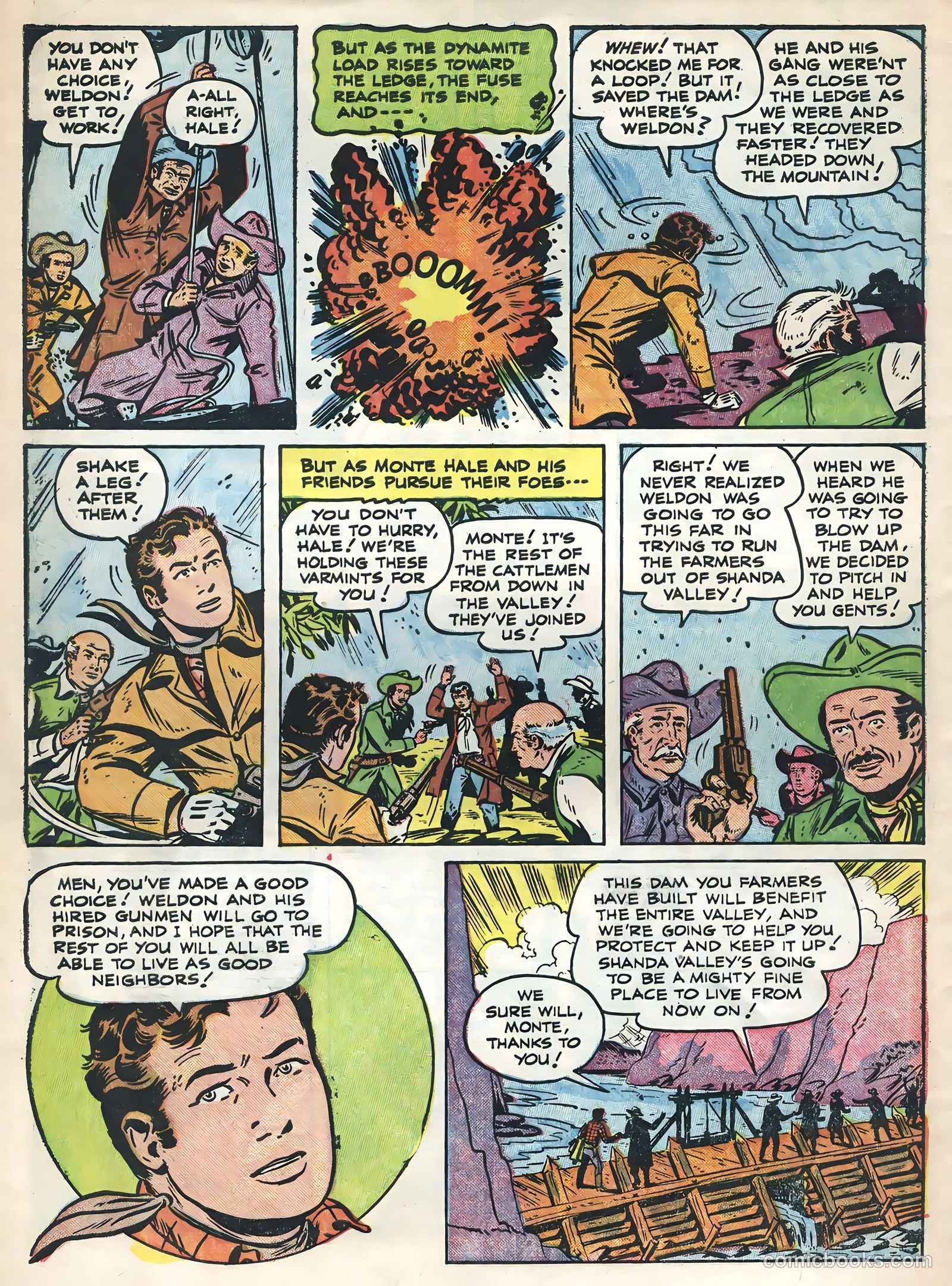 Monte Hale Western #84 — page 34 of 36
