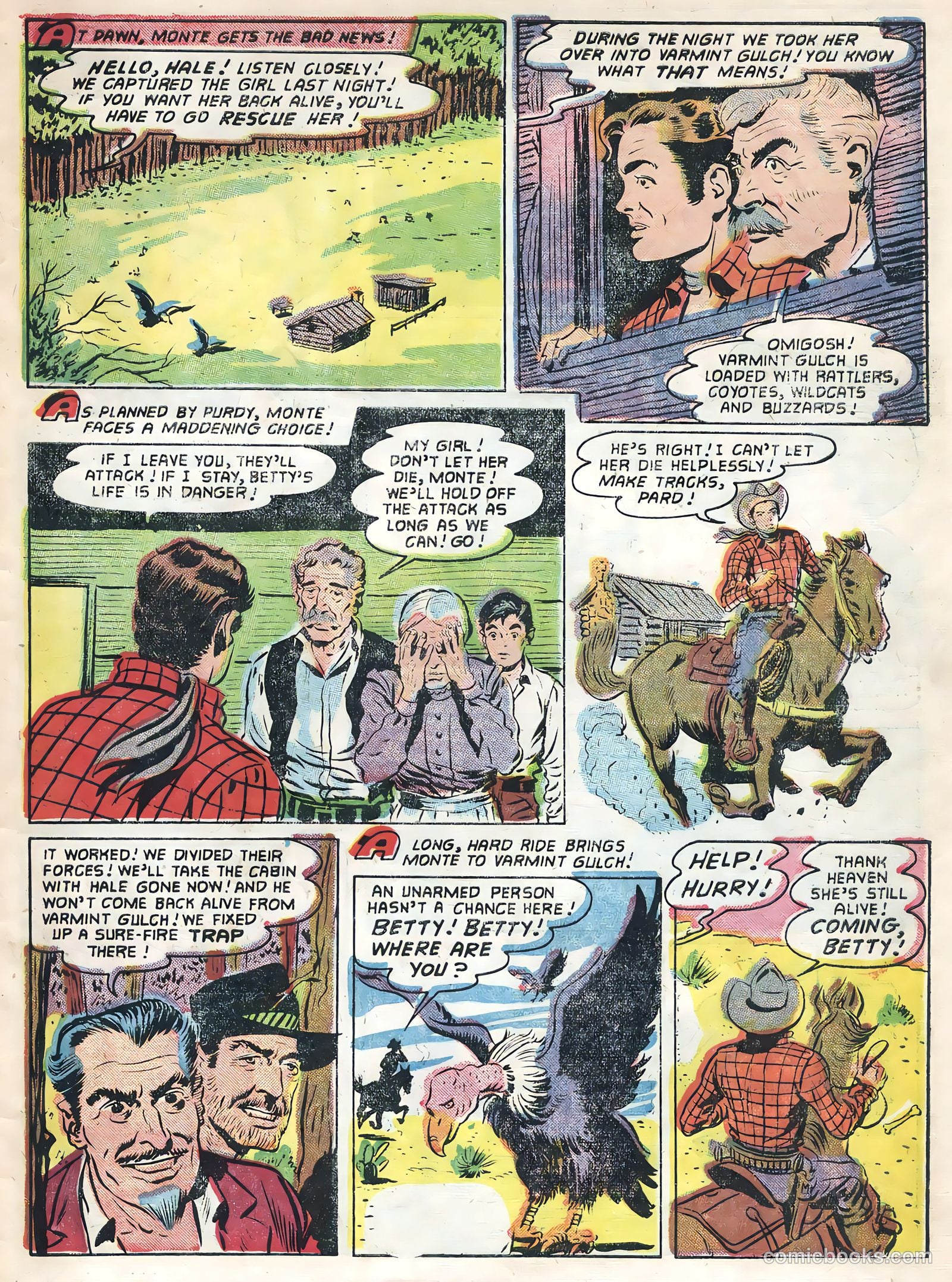 Monte Hale Western #85 — page 31 of 36