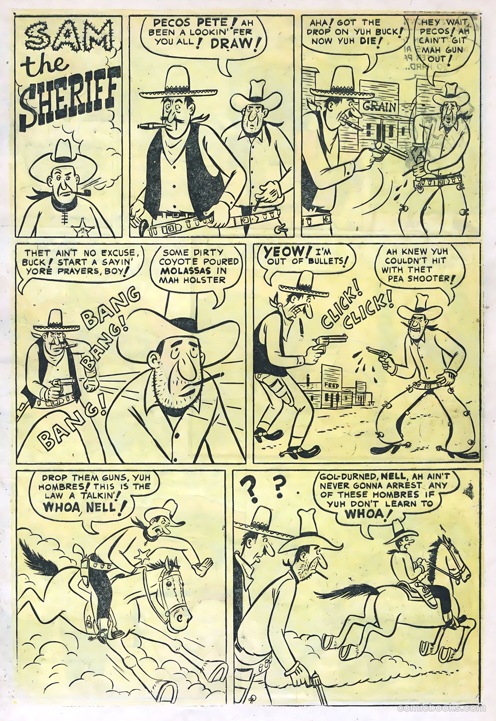 Monte Hale Western #85 — page 9 of 36