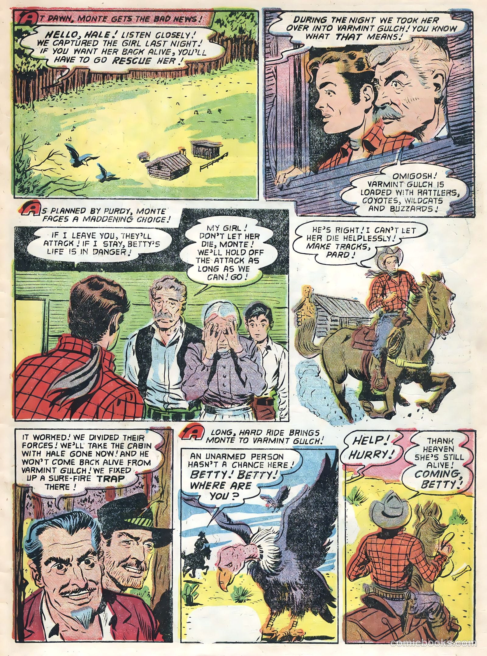 Monte Hale Western #85 — page 31 of 36