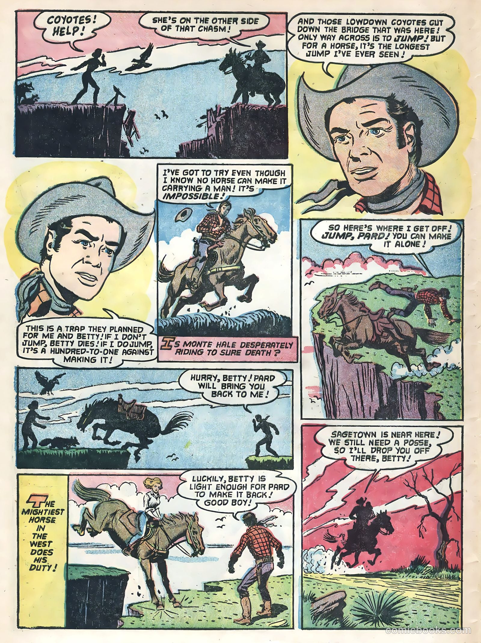 Monte Hale Western #85 — page 32 of 36