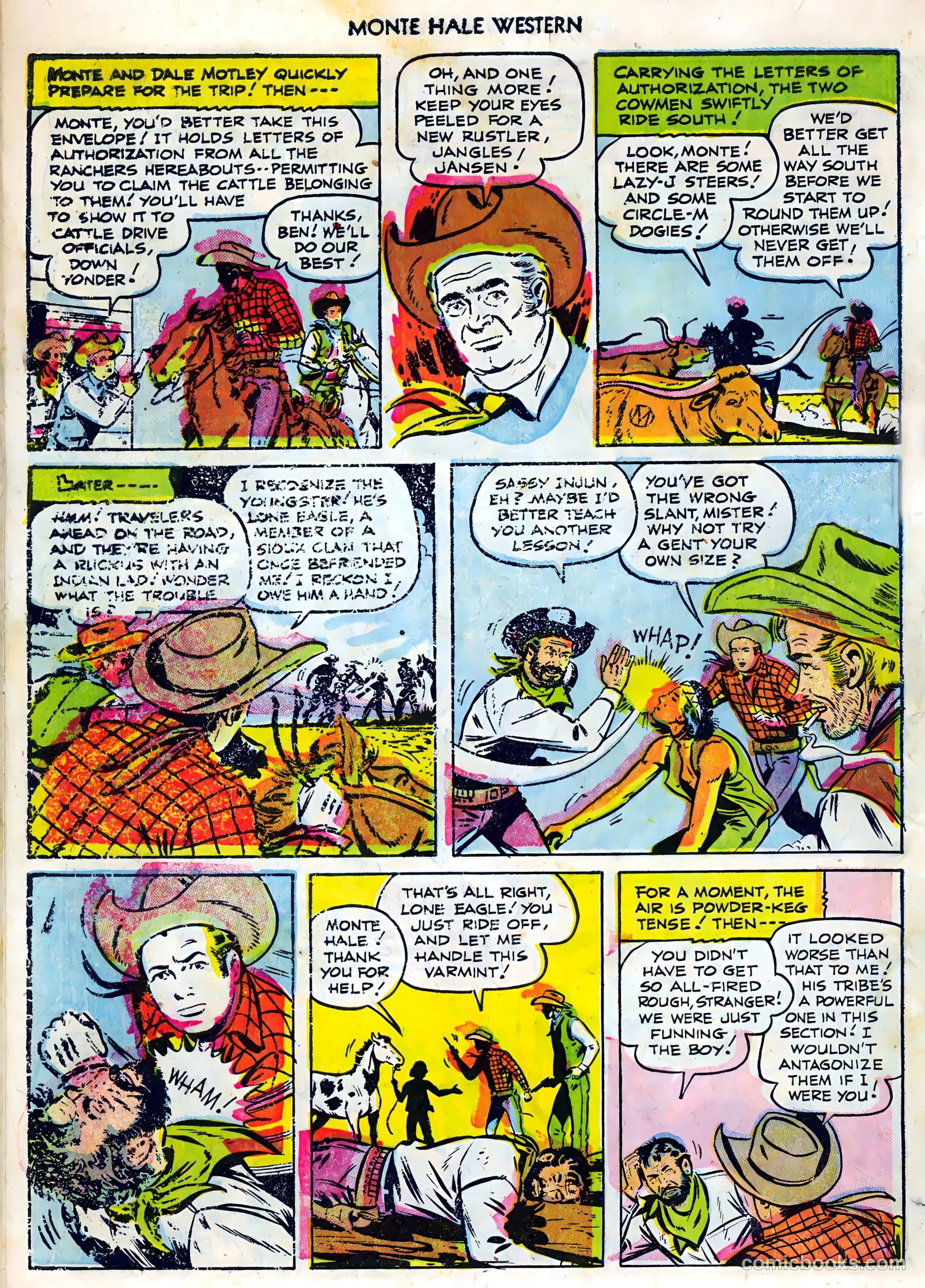 Monte Hale Western #86 — page 30 of 36