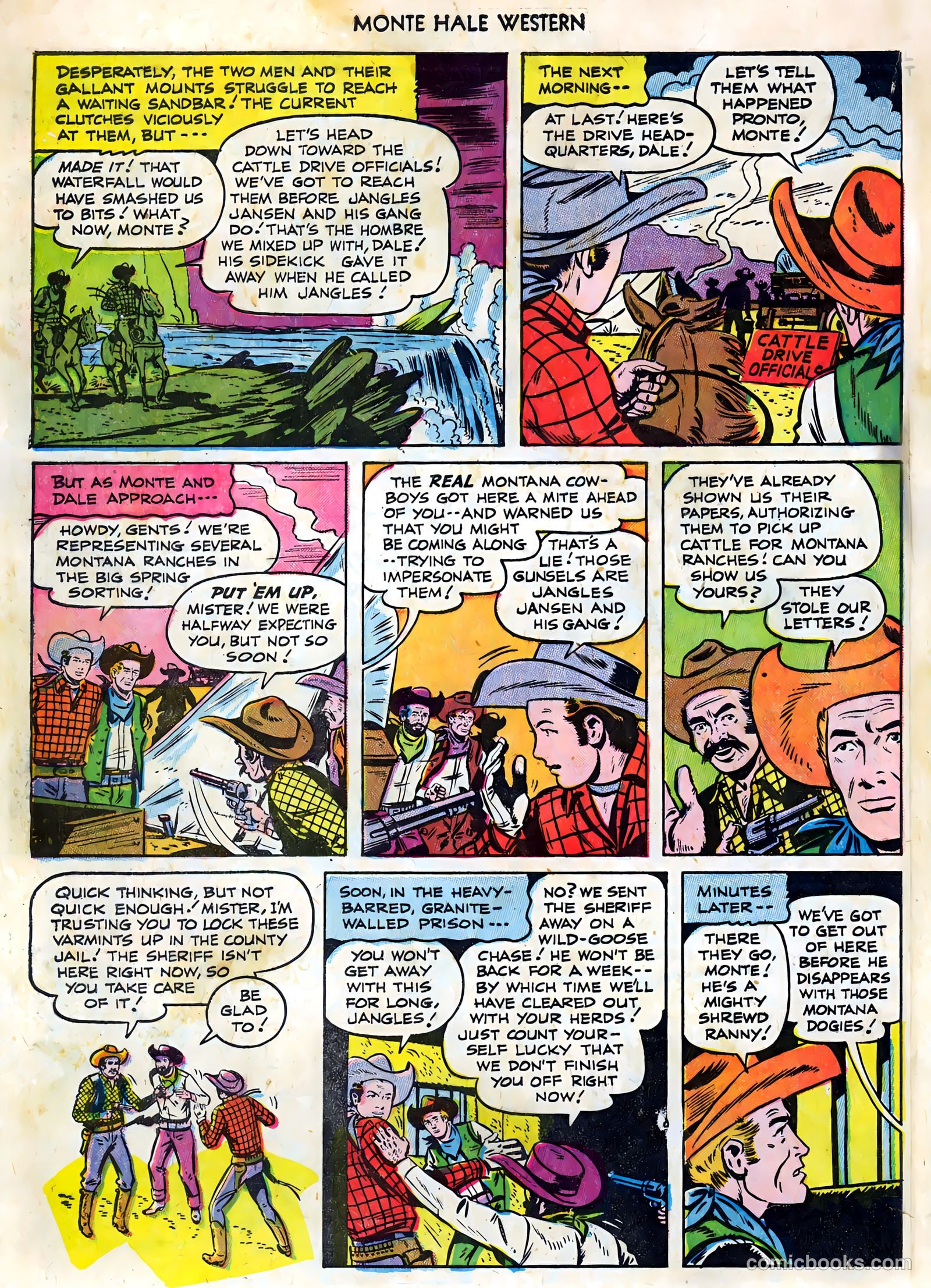 Monte Hale Western #86 — page 32 of 36