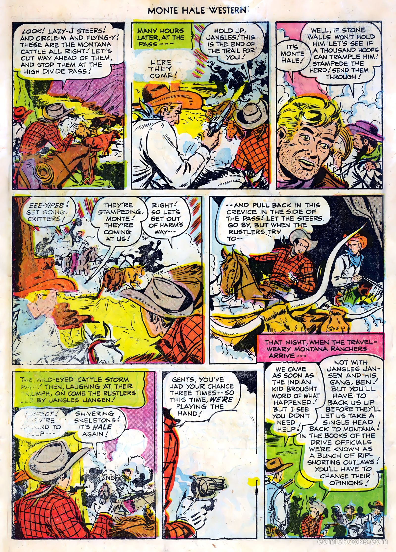 Monte Hale Western #86 — page 34 of 36