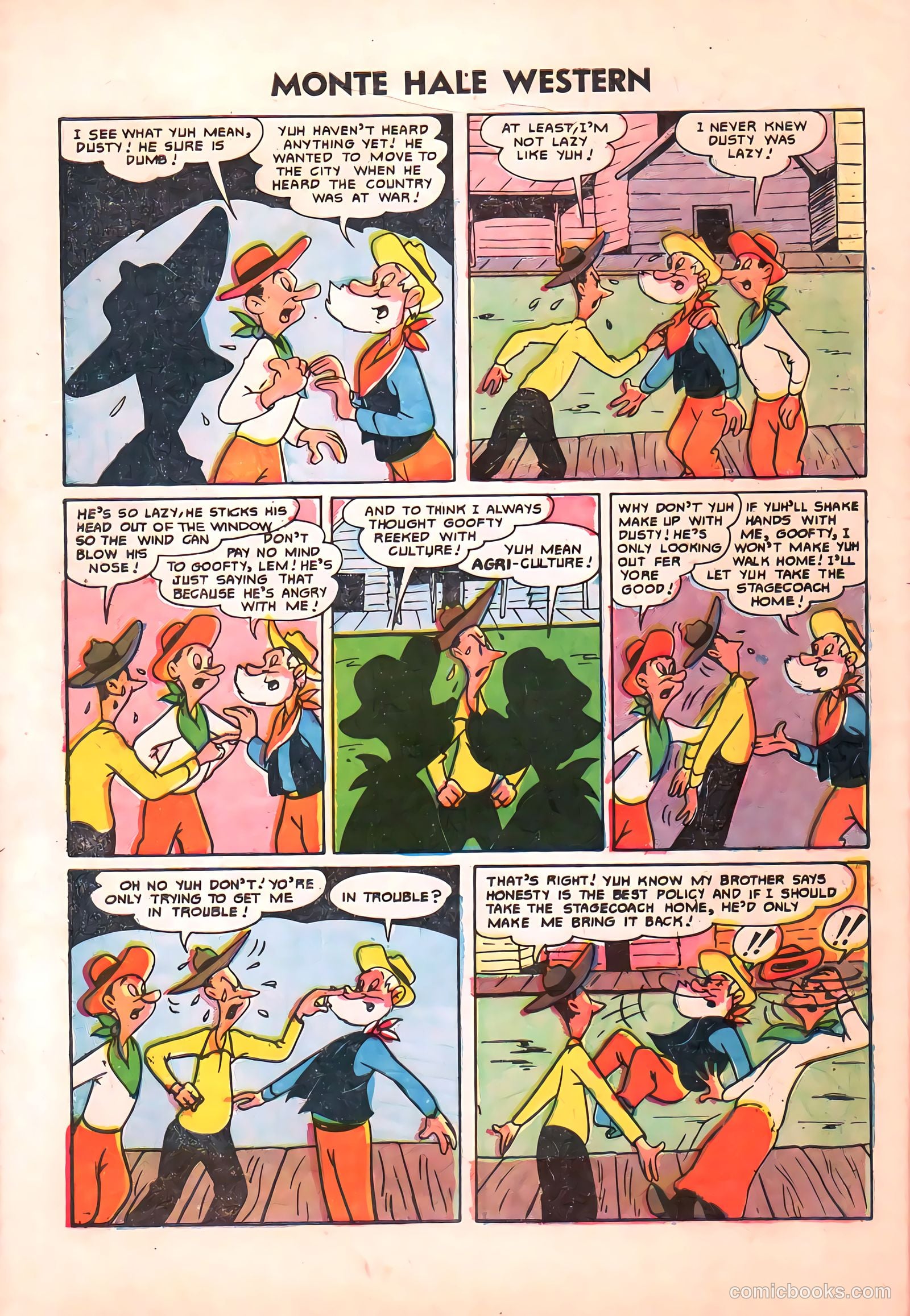 Monte Hale Western #87 — page 35 of 37