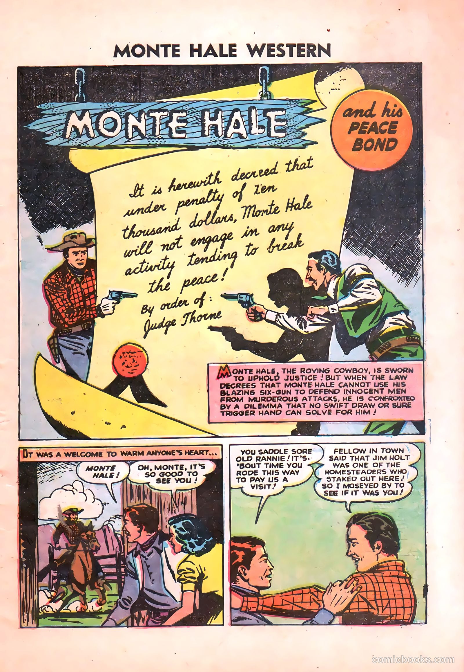 Monte Hale Western #87 — page 4 of 37
