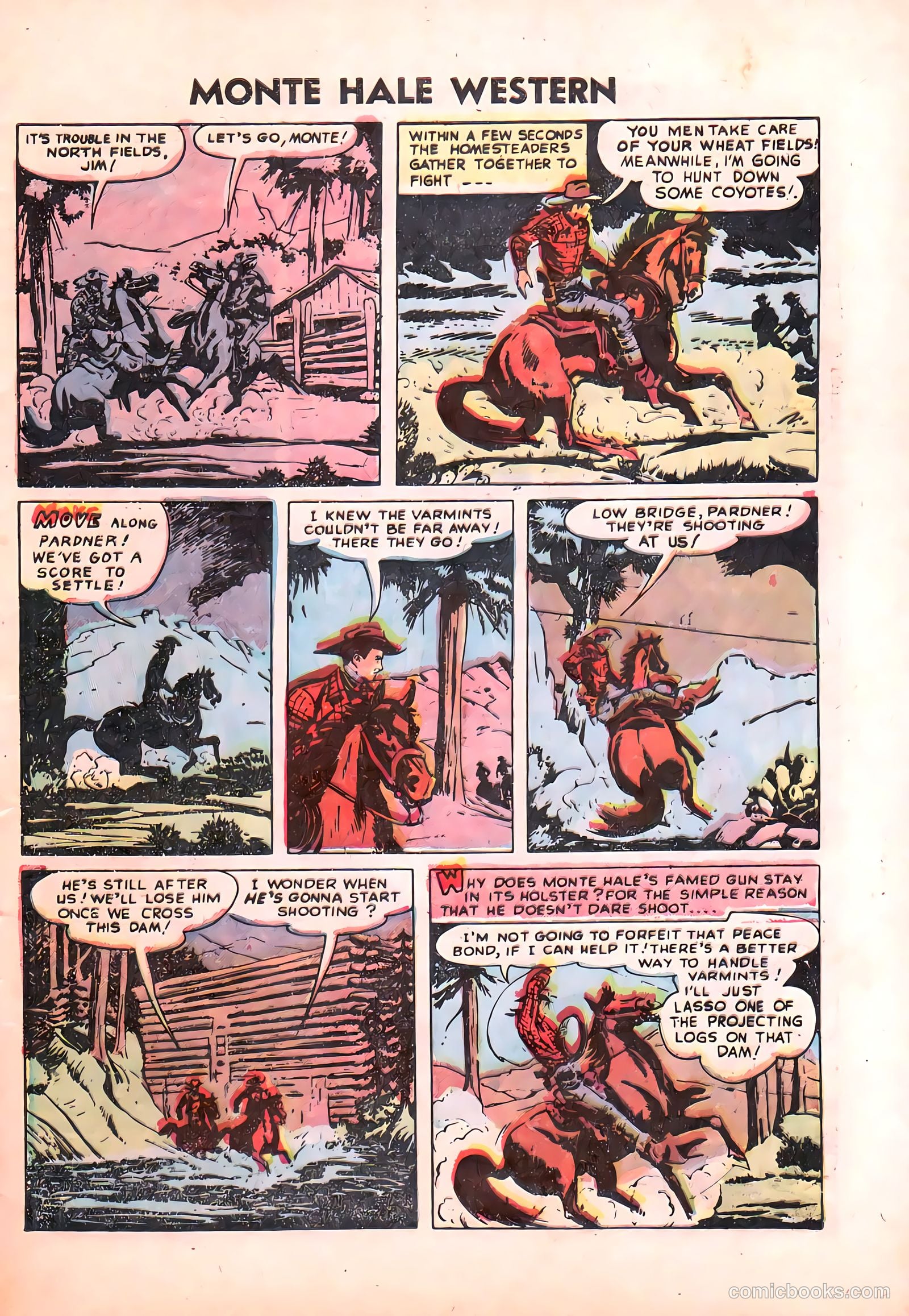 Monte Hale Western #87 — page 10 of 37