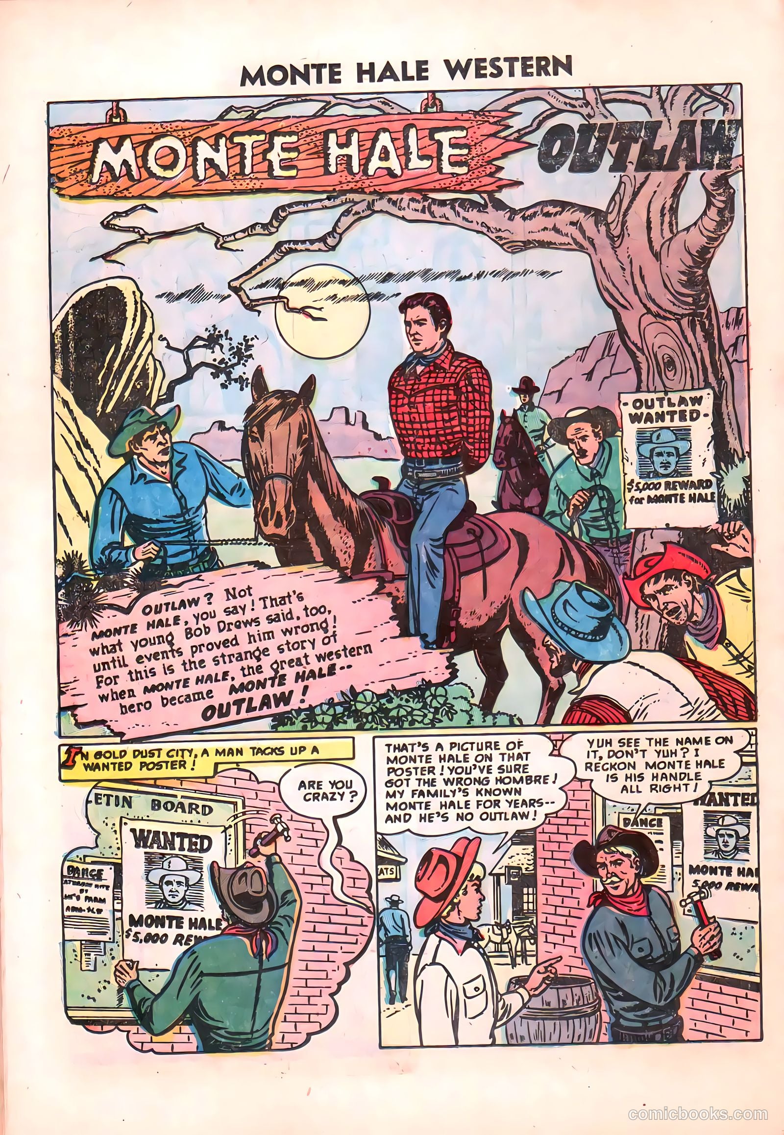 Monte Hale Western #87 — page 23 of 37