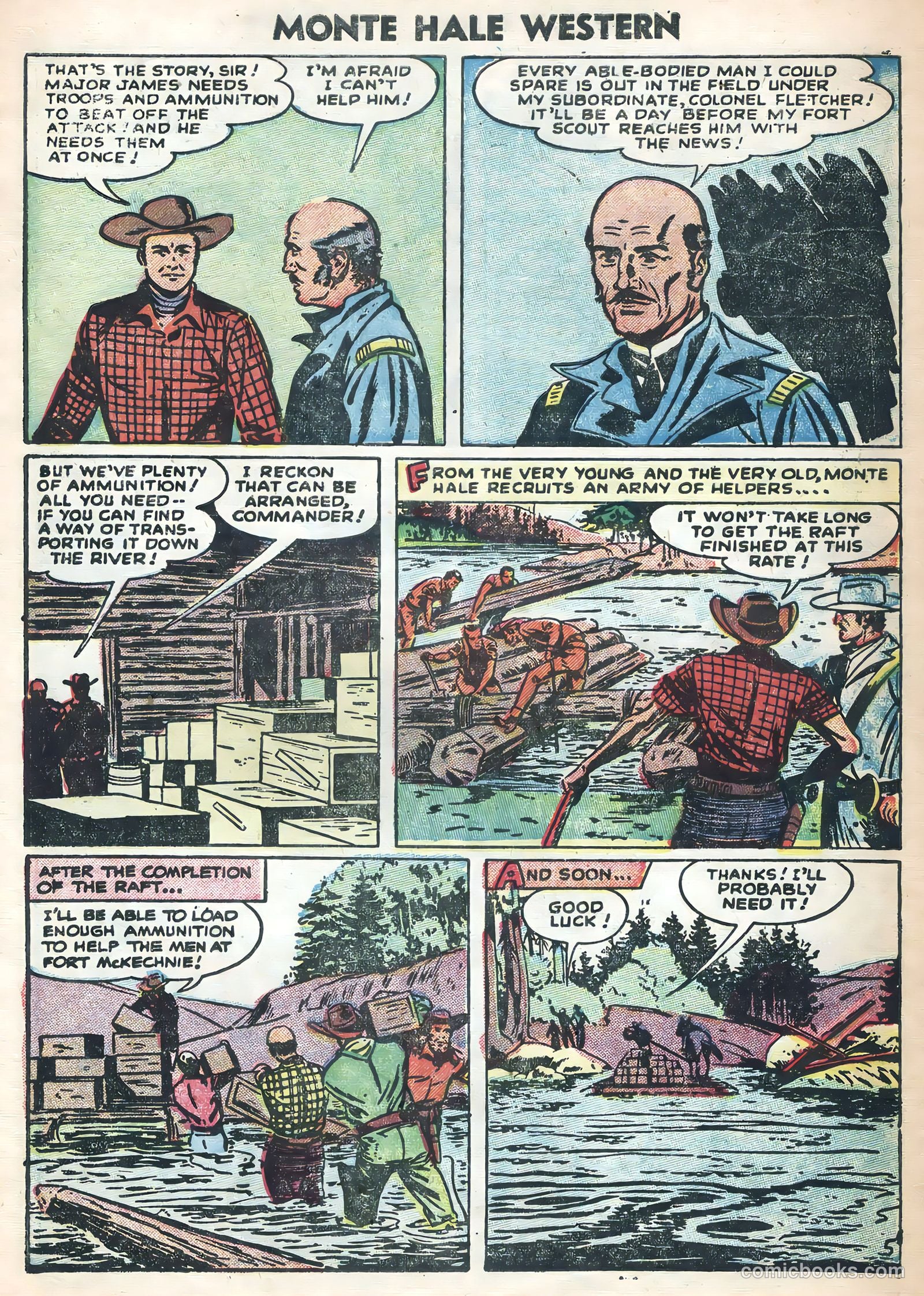 Monte Hale Western #88 — page 7 of 36