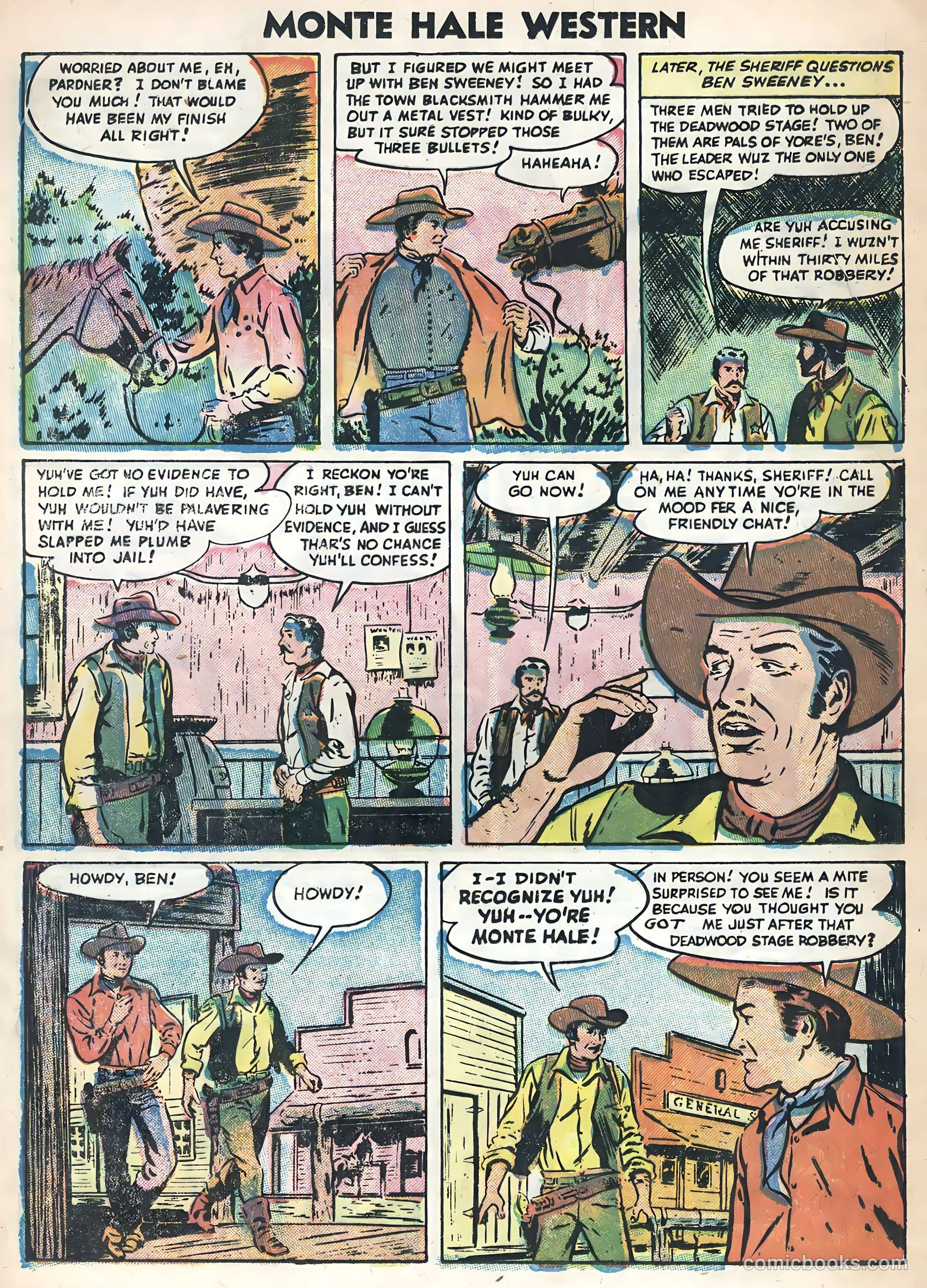 Monte Hale Western #88 — page 17 of 36