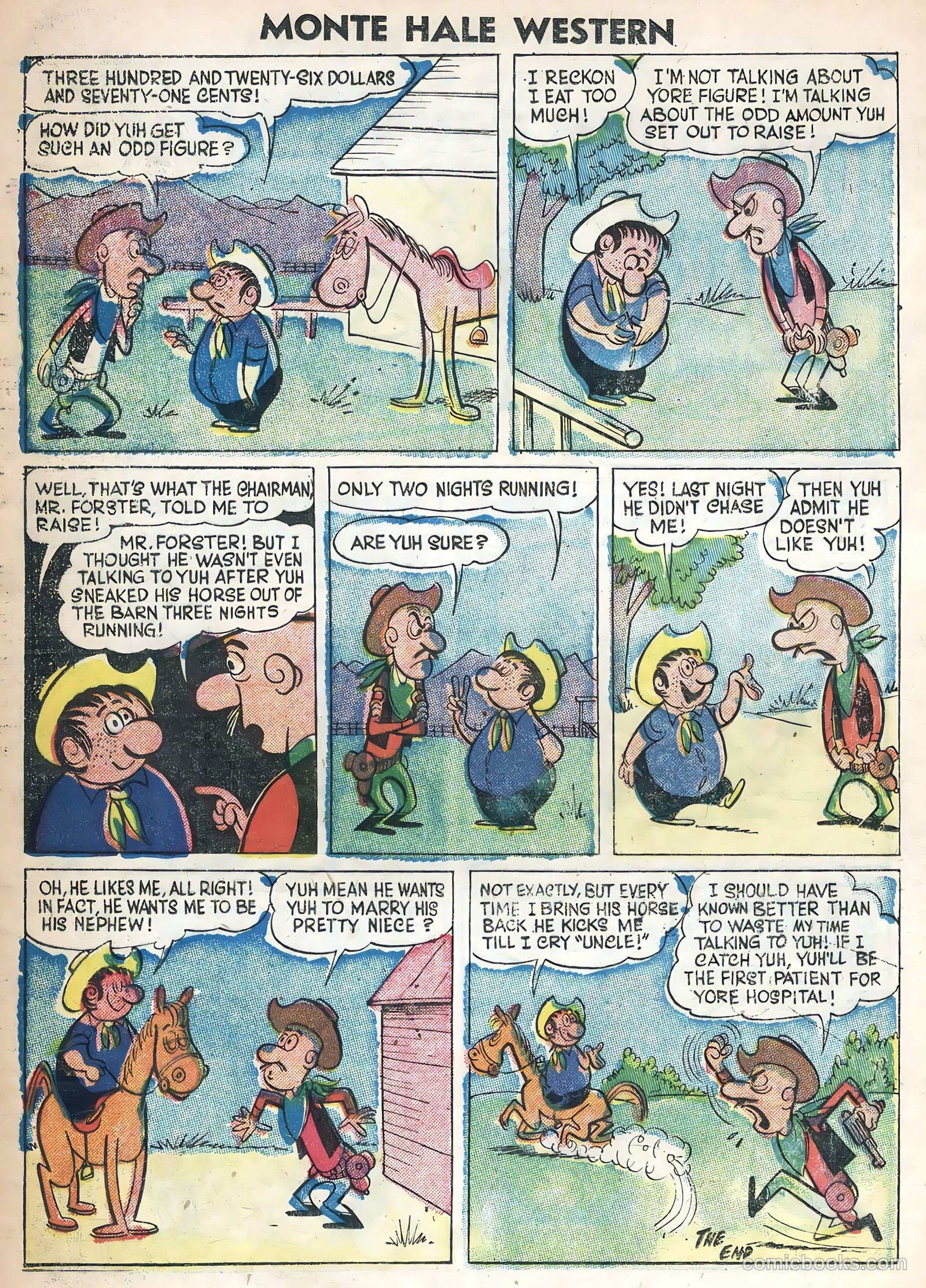Monte Hale Western #88 — page 20 of 36