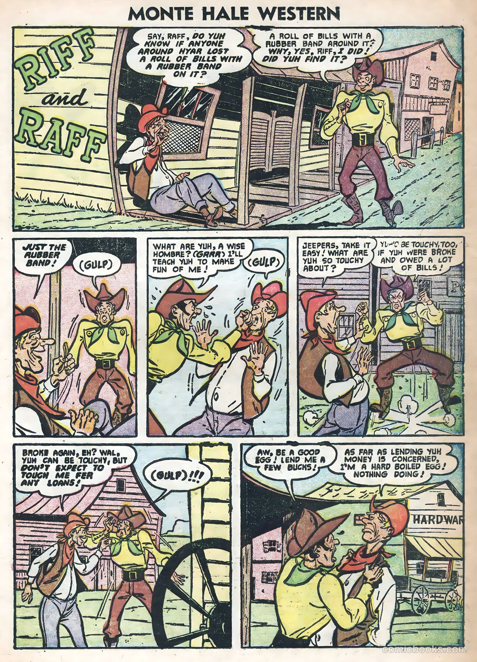 Monte Hale Western #88 — page 23 of 36