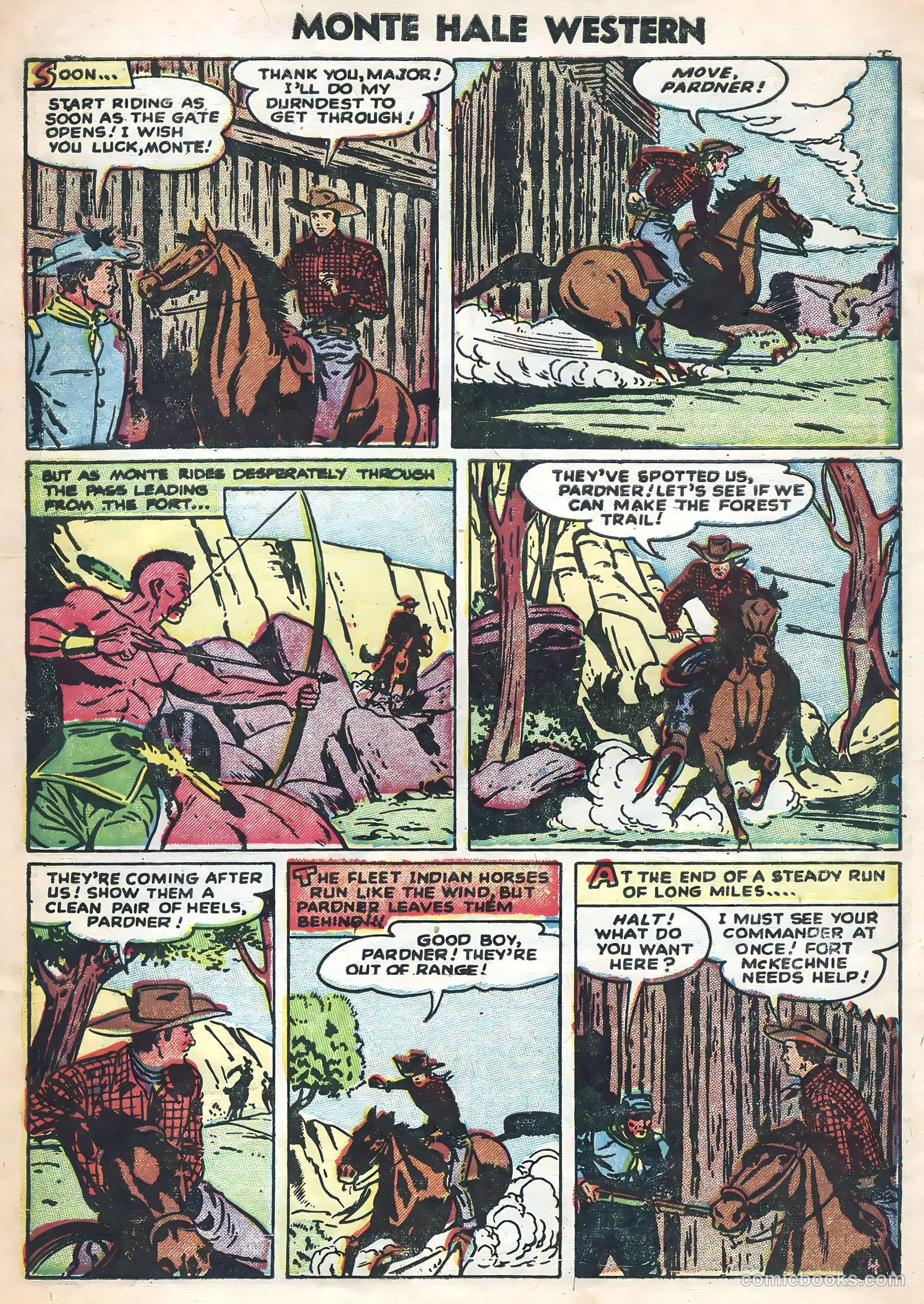 Monte Hale Western #88 — page 6 of 36