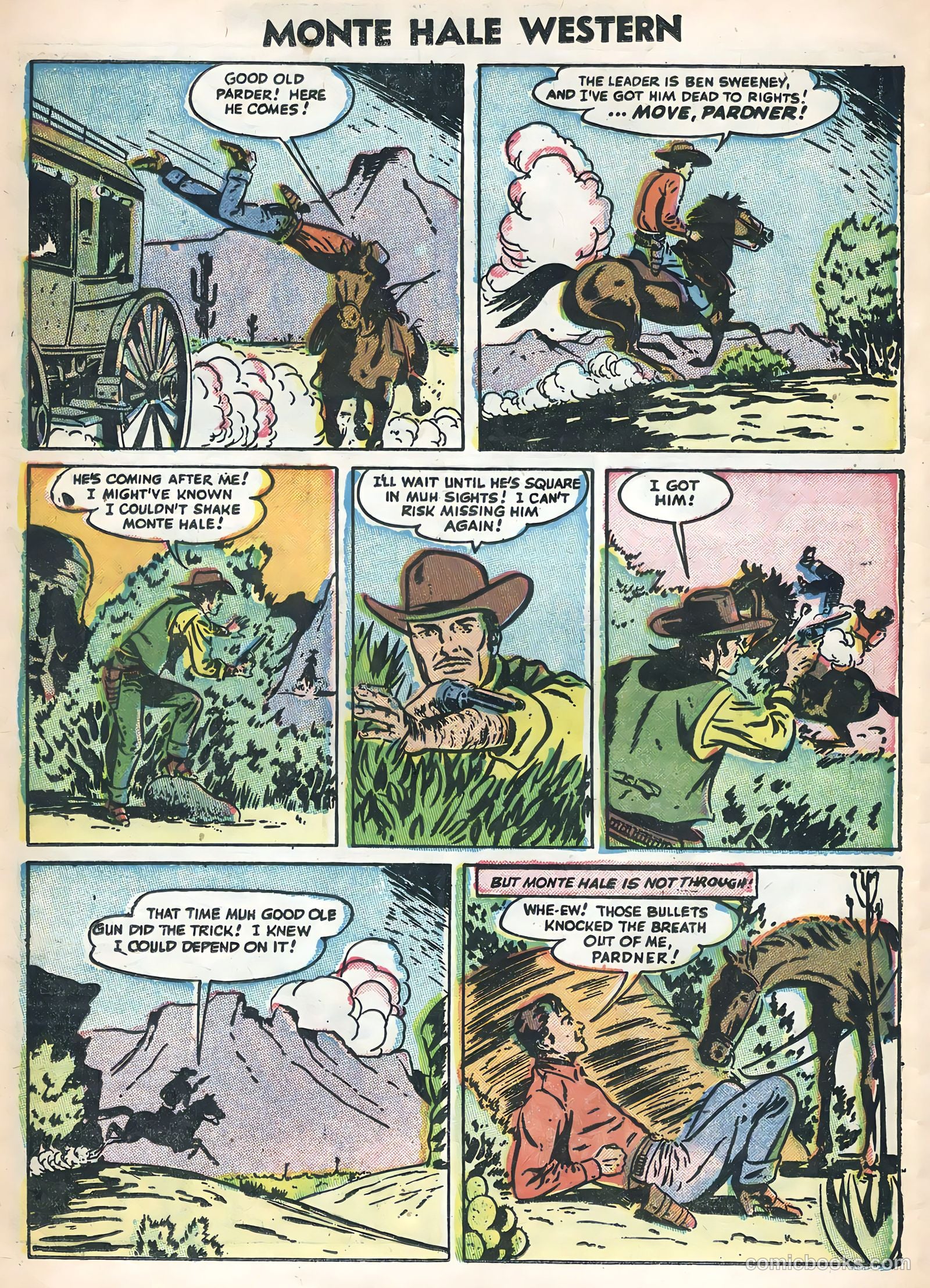 Monte Hale Western #88 — page 16 of 36