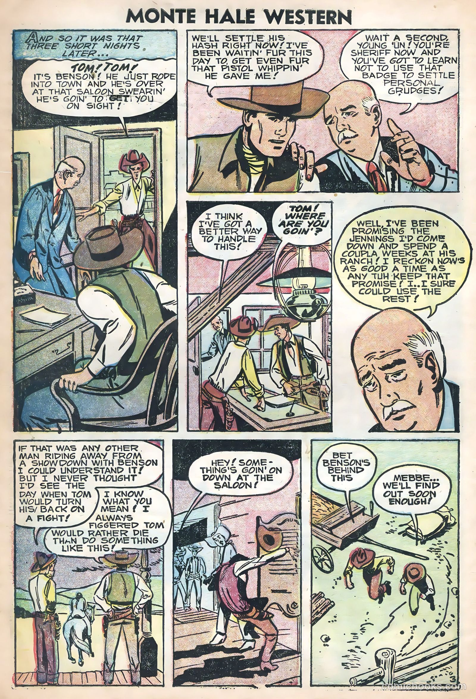 Monte Hale Western #88 — page 30 of 36