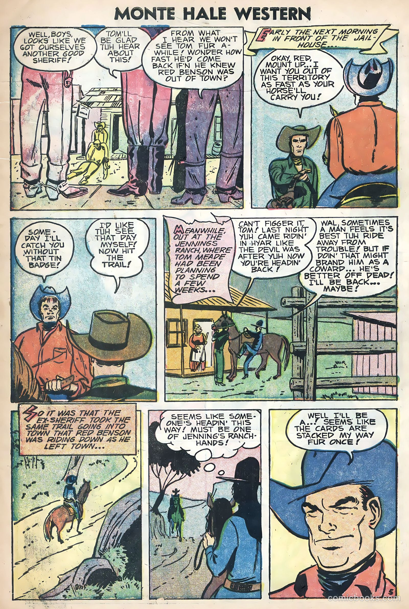 Monte Hale Western #88 — page 32 of 36