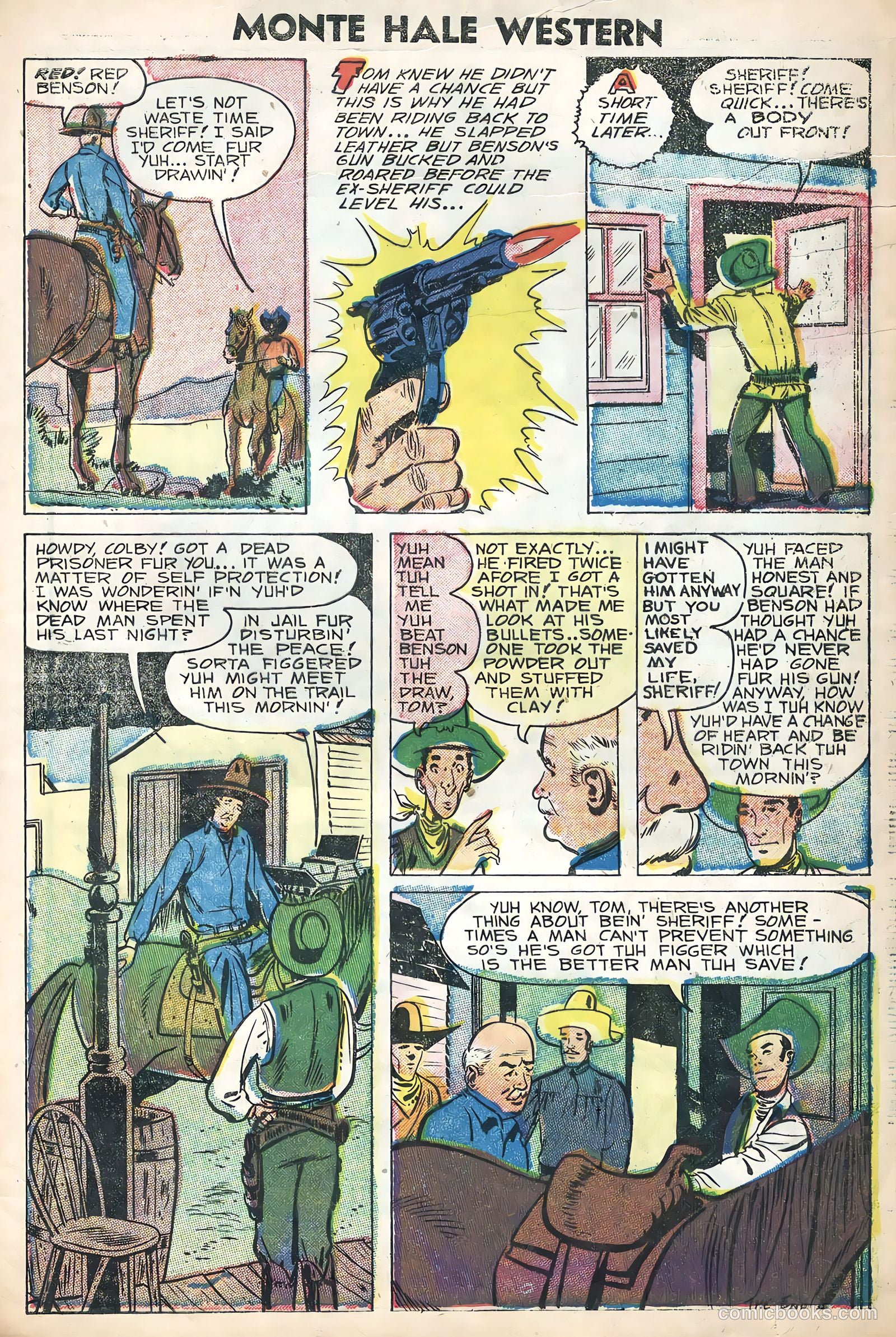 Monte Hale Western #88 — page 33 of 36