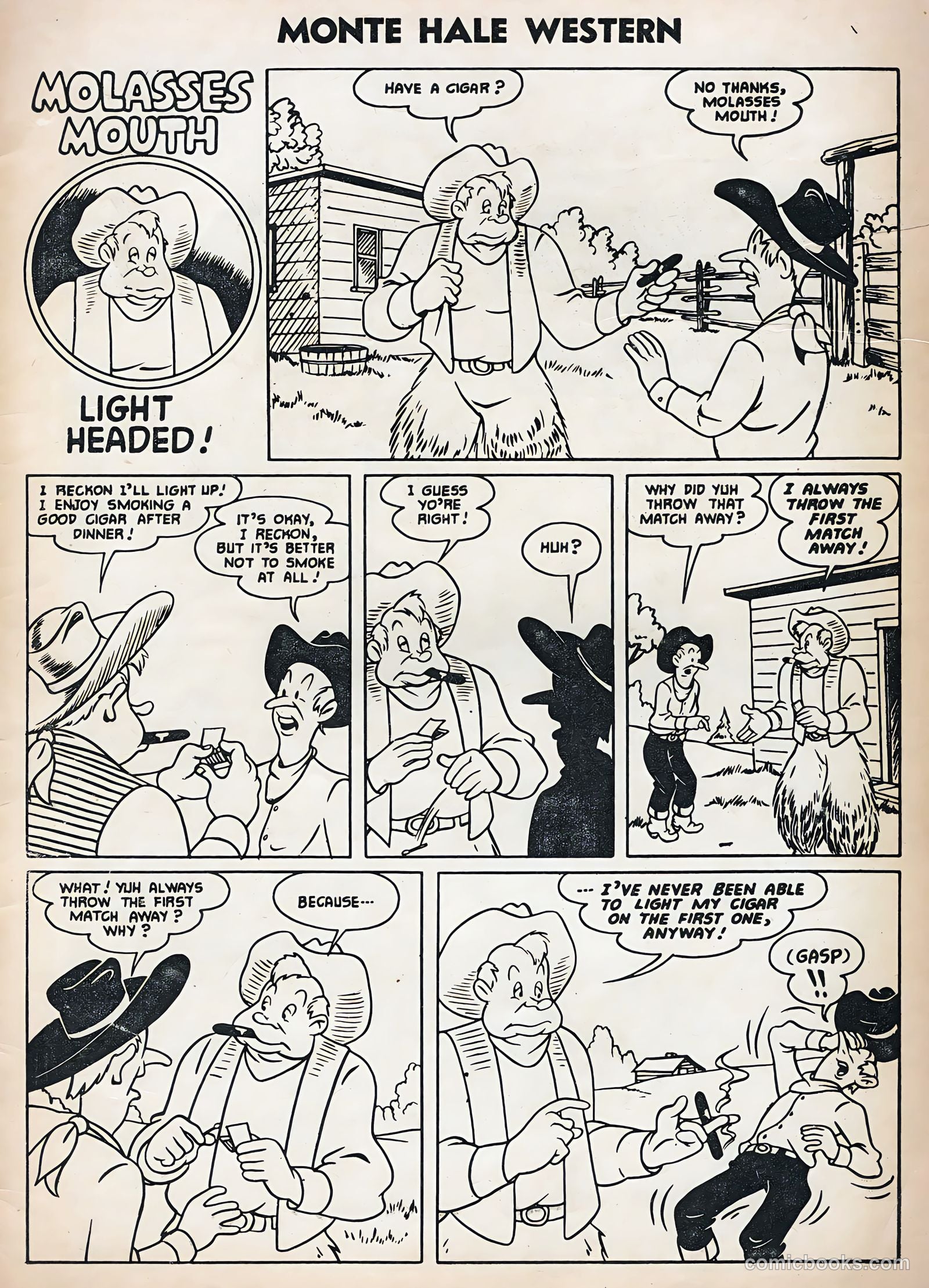 Monte Hale Western #88 — page 35 of 36
