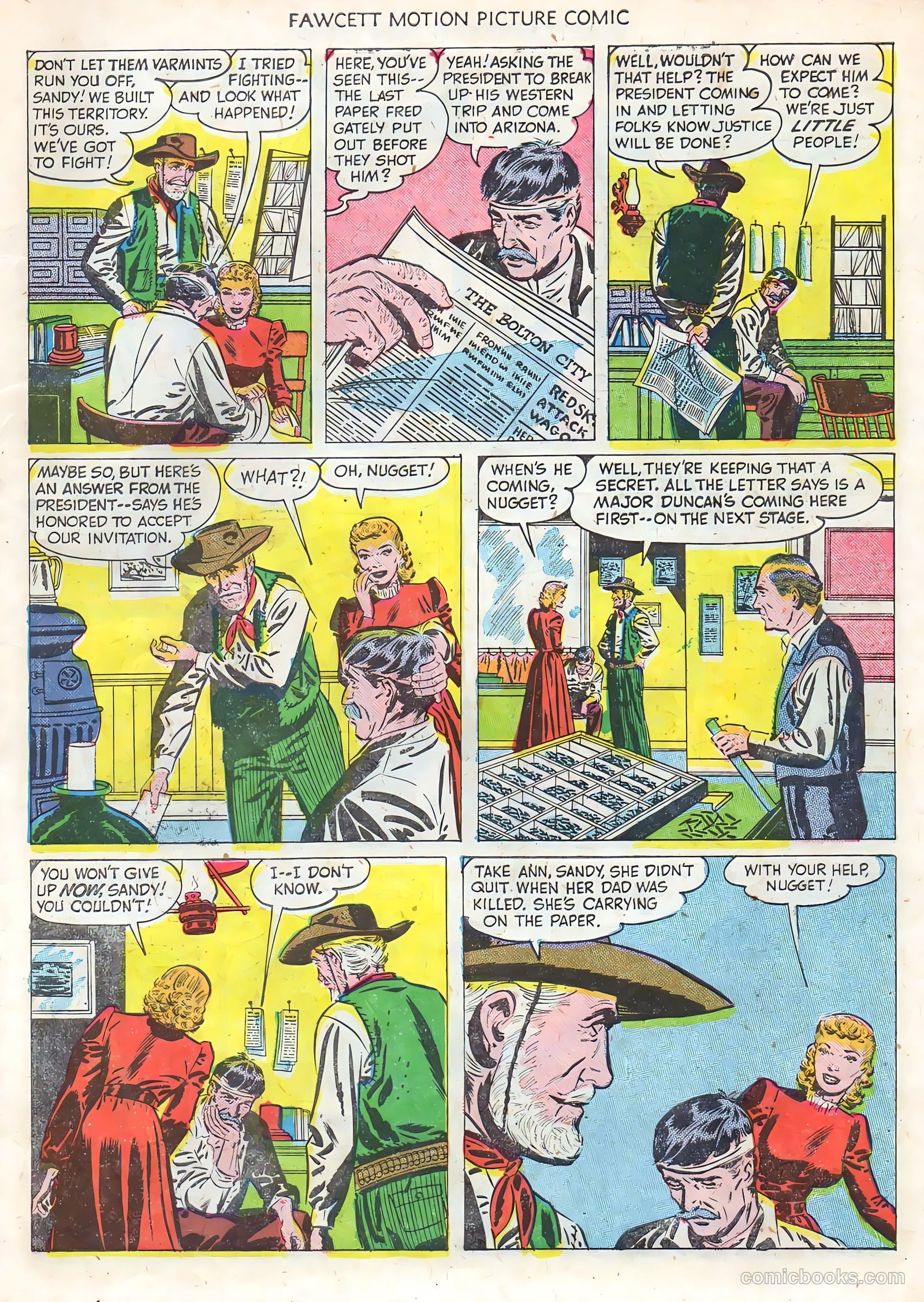 Motion Picture Comics #102 — page 7 of 36