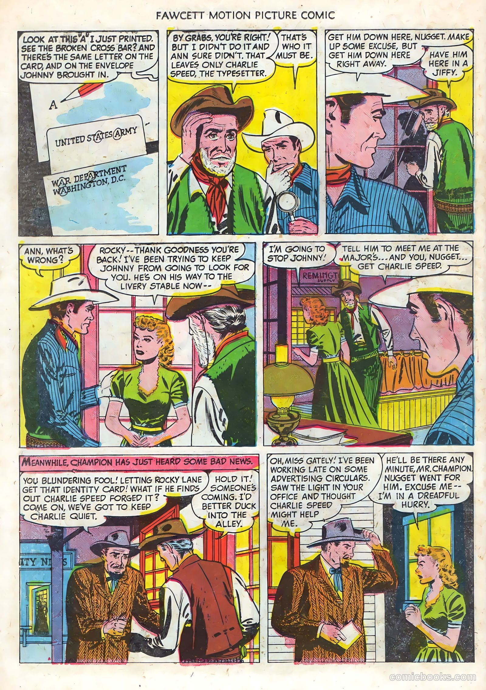 Motion Picture Comics #102 — page 22 of 36