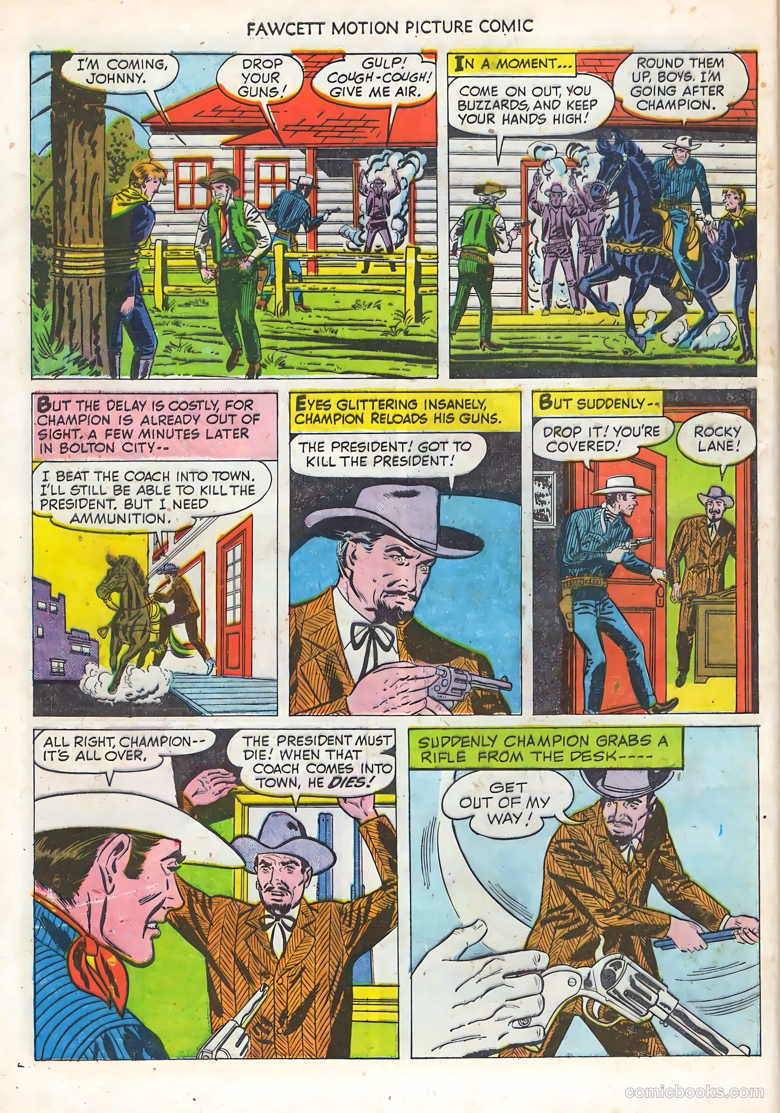 Motion Picture Comics #102 — page 32 of 36