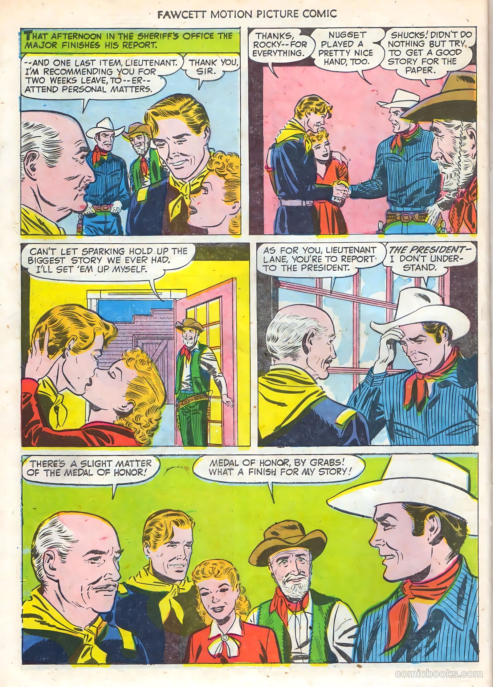 Motion Picture Comics #102 — page 34 of 36