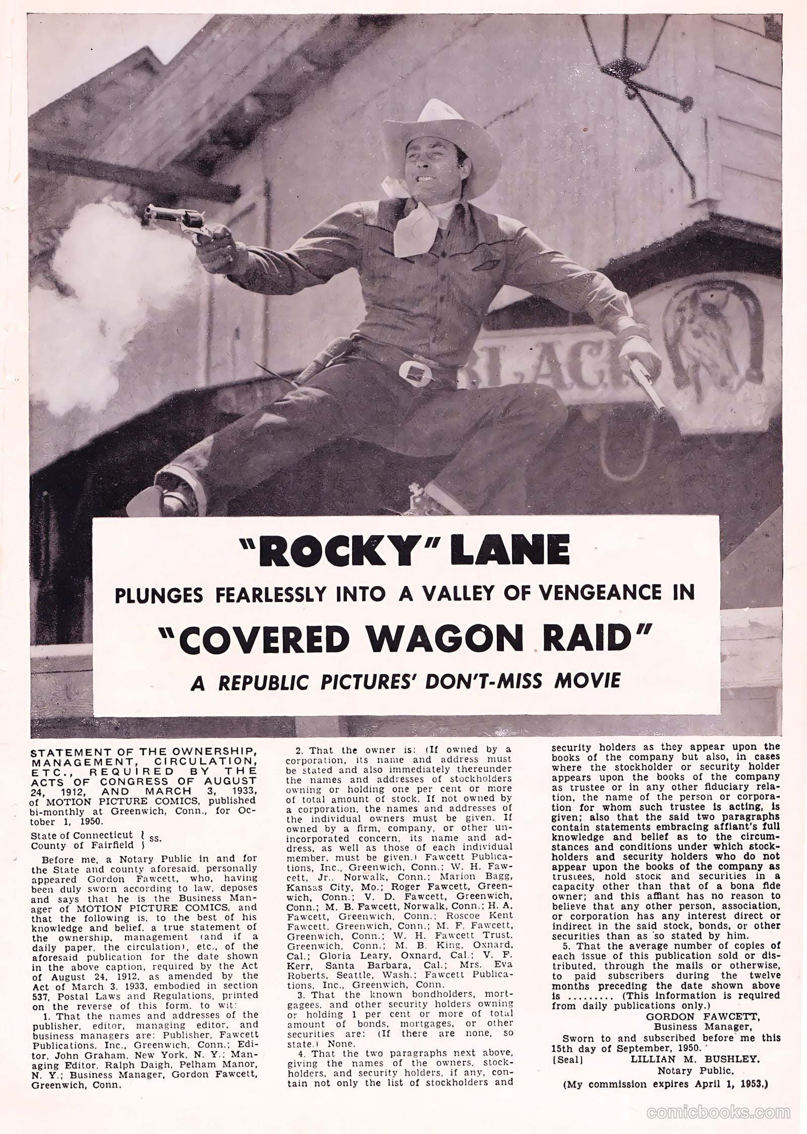 Motion Picture Comics #103 — page 35 of 36