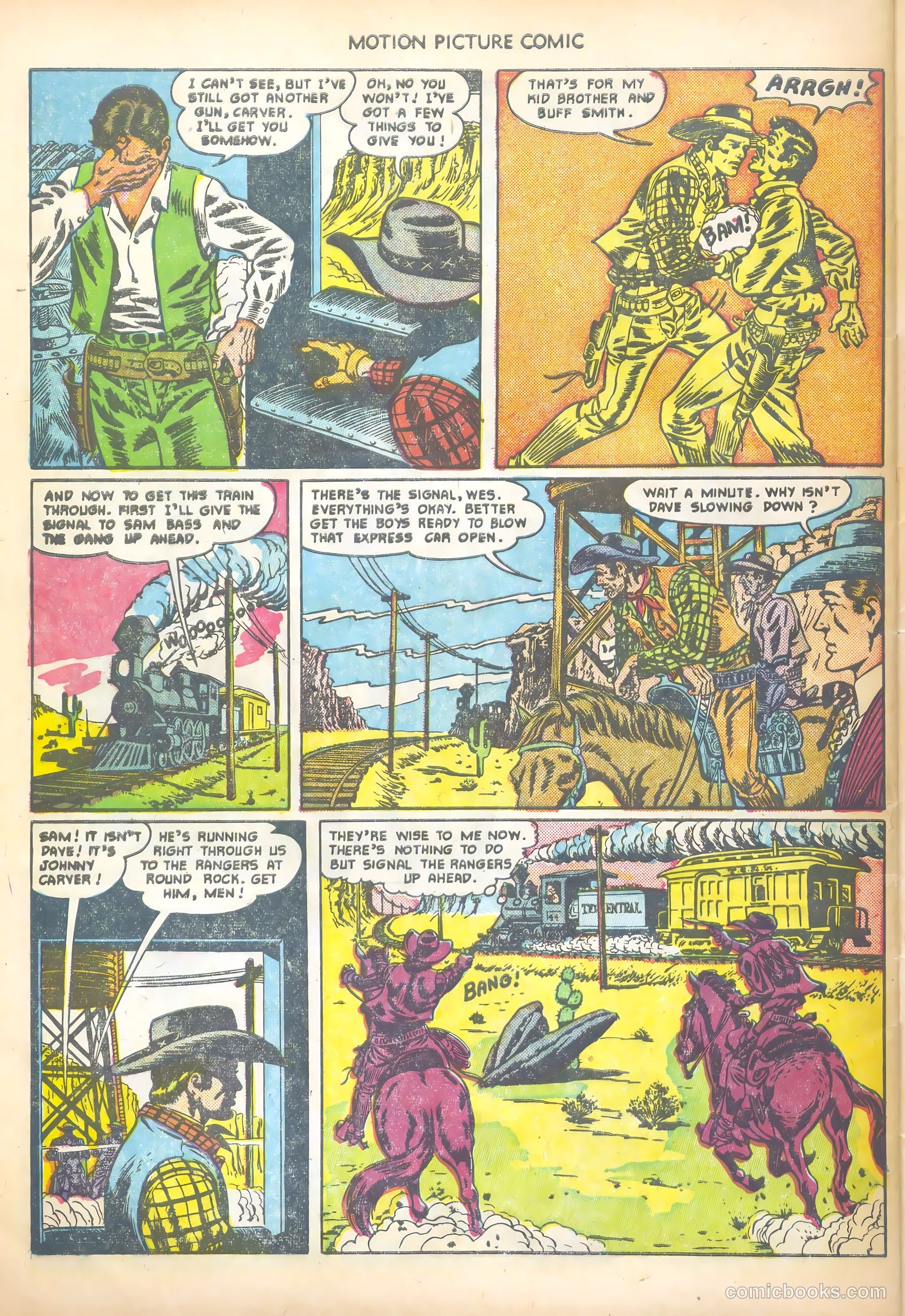 Motion Picture Comics #106 — page 32 of 36