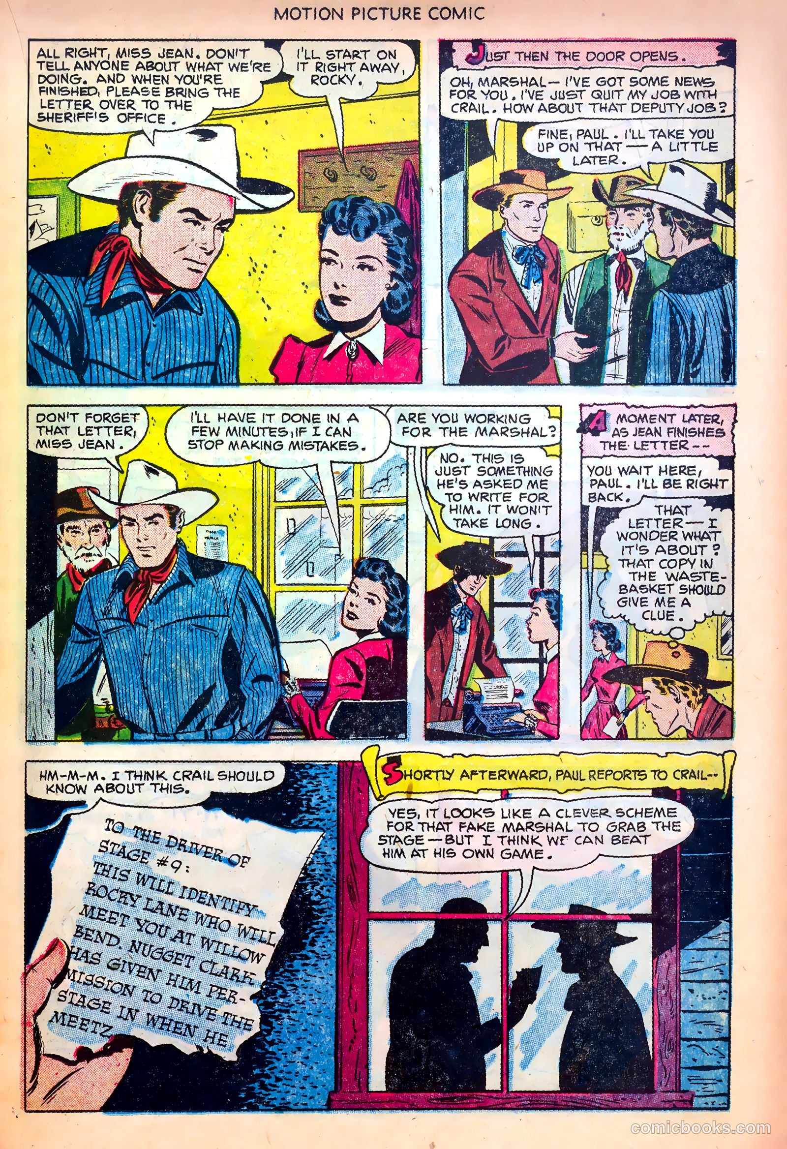 Motion Picture Comics #107 — page 19 of 36