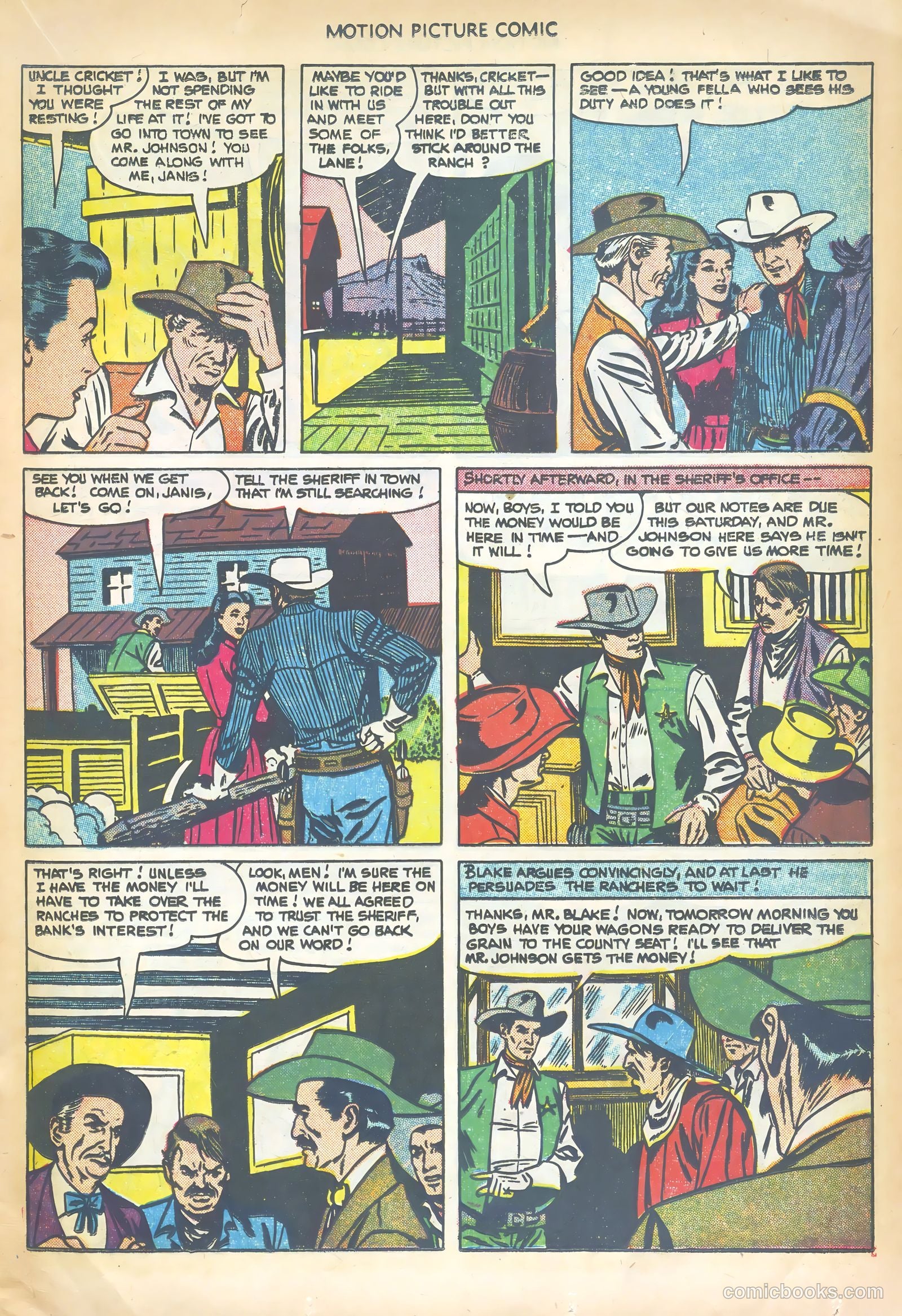 Motion Picture Comics #109 — page 17 of 36