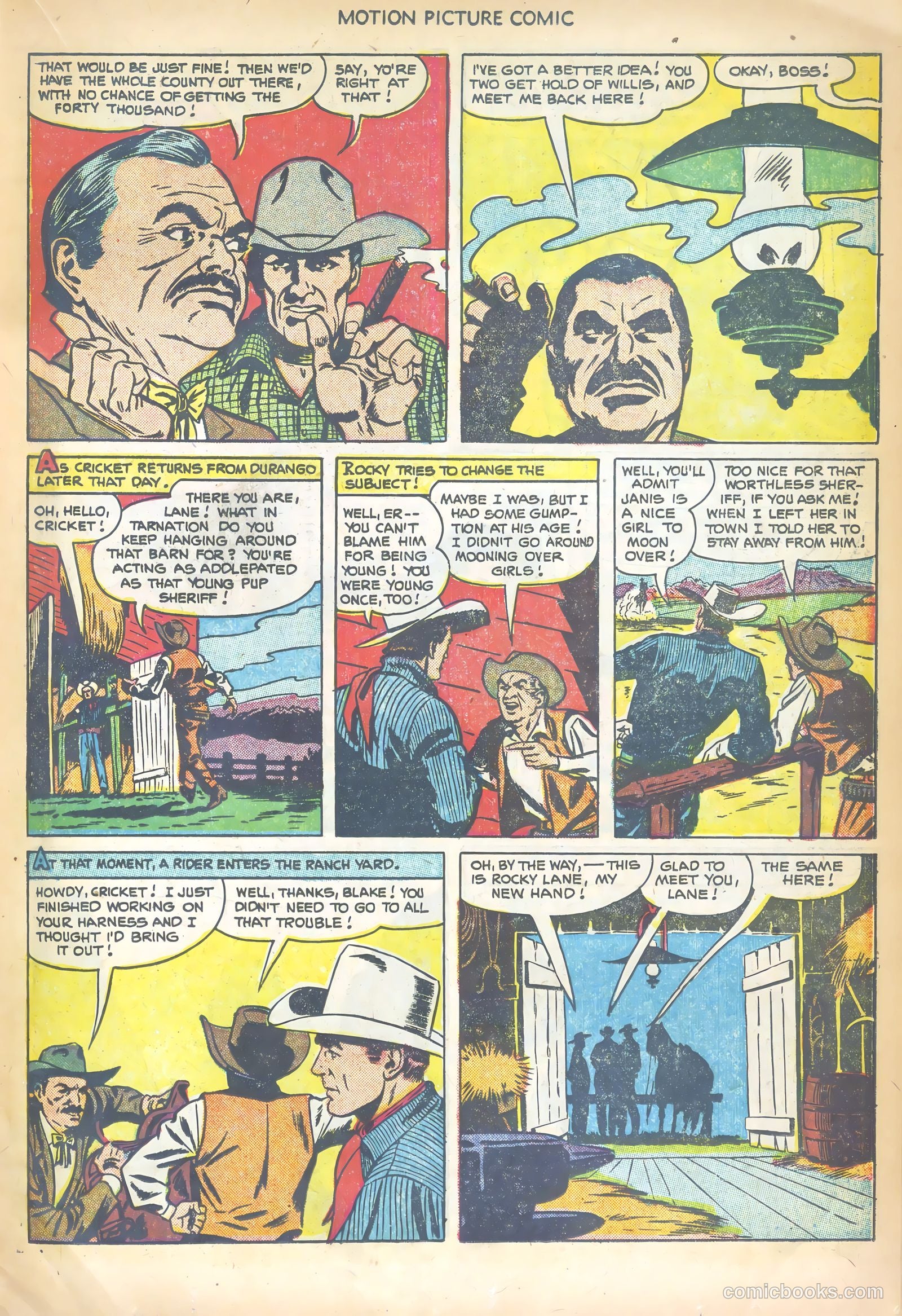 Motion Picture Comics #109 — page 19 of 36