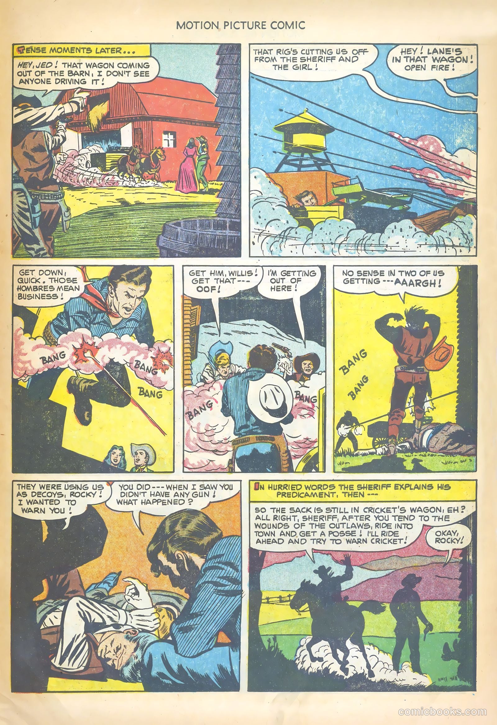 Motion Picture Comics #109 — page 31 of 36