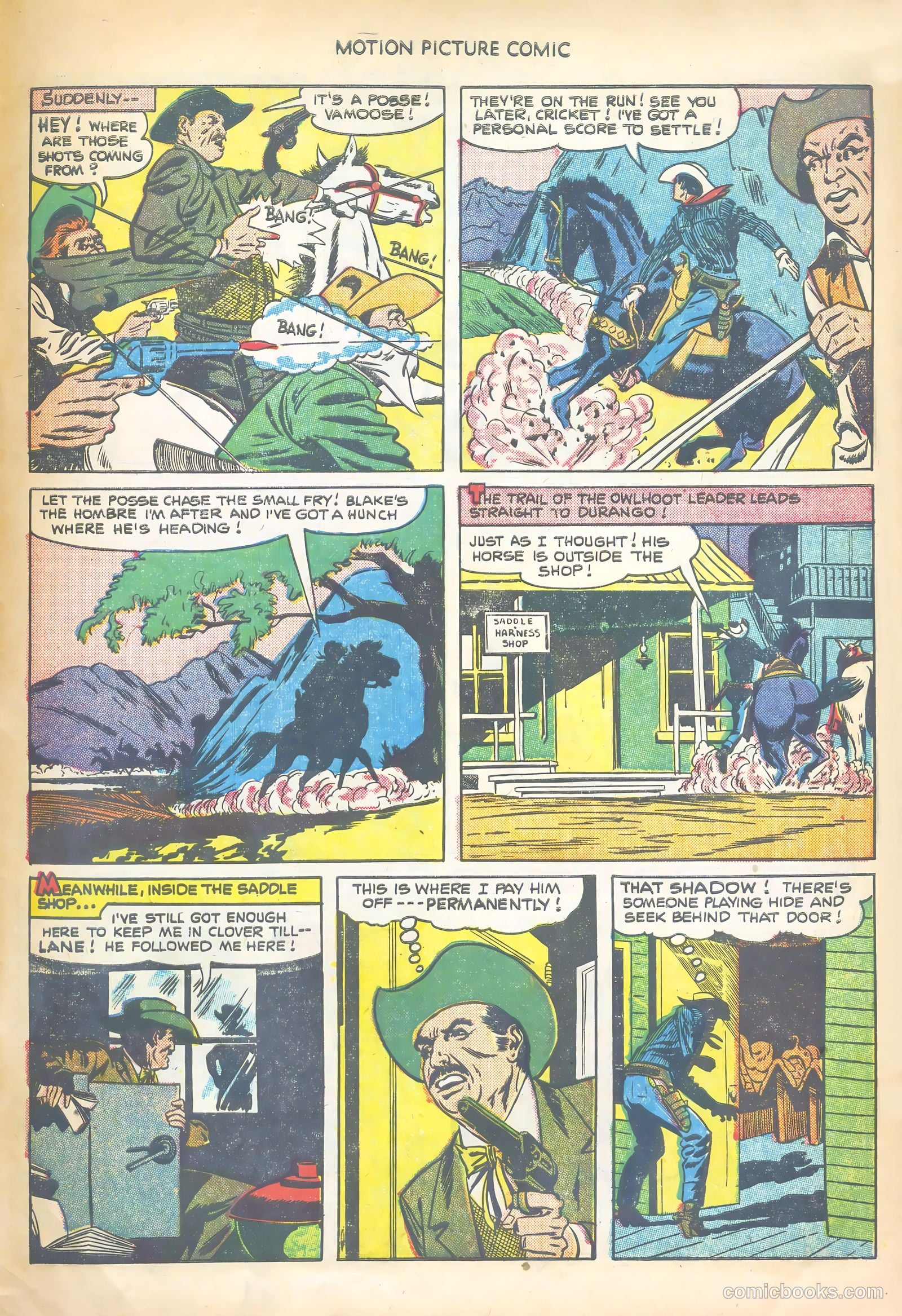 Motion Picture Comics #109 — page 33 of 36