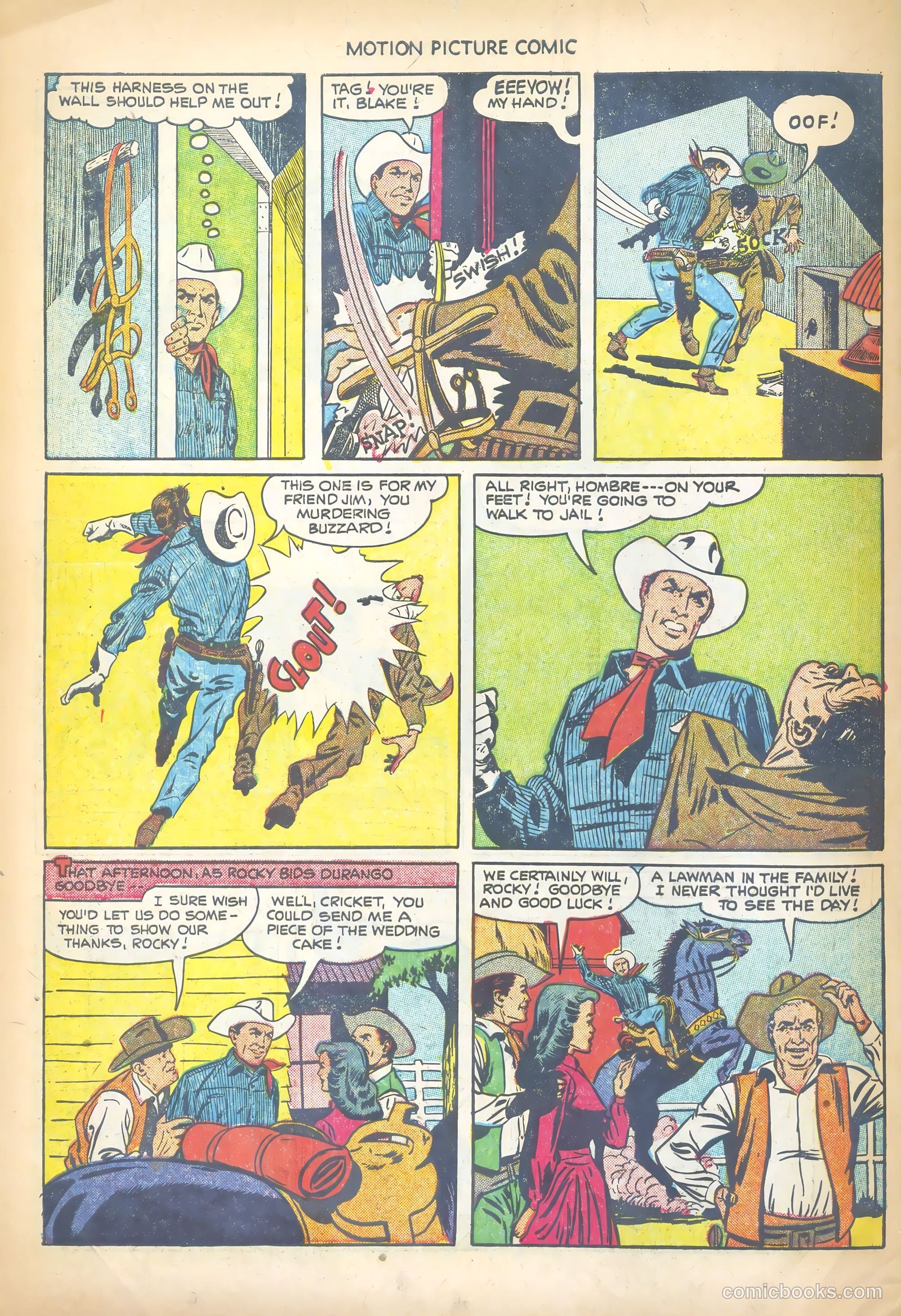 Motion Picture Comics #109 — page 34 of 36
