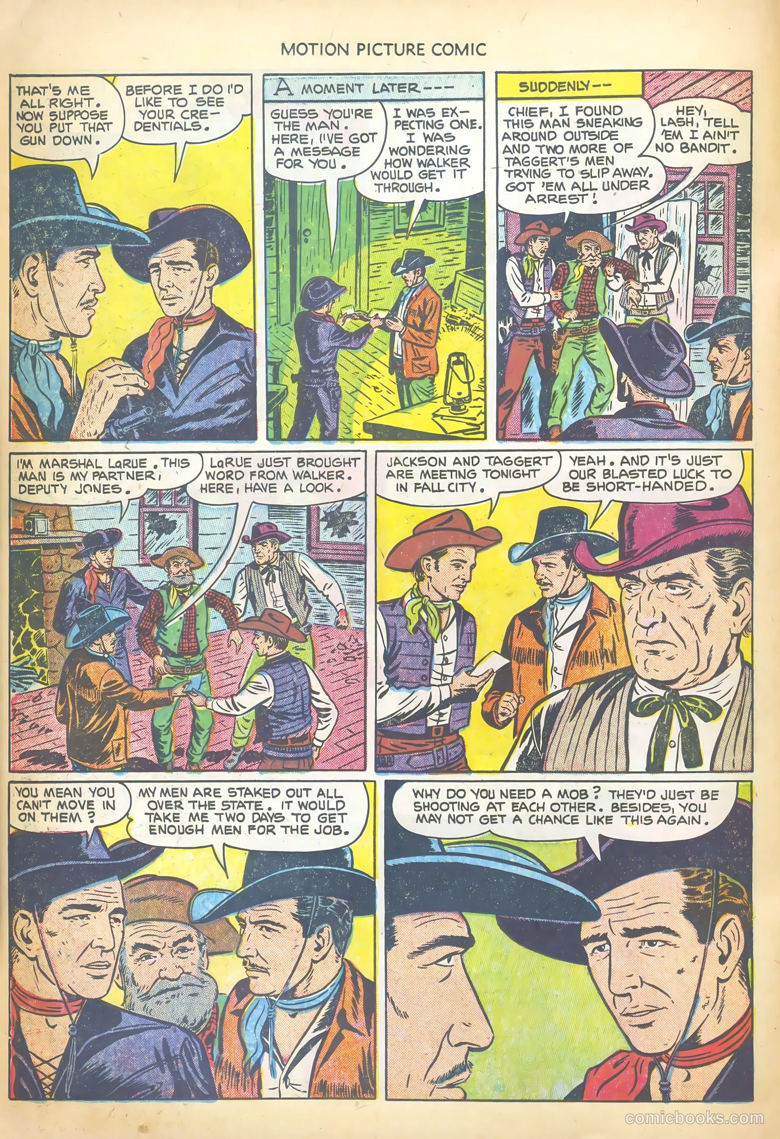 Motion Picture Comics #111 — page 22 of 36