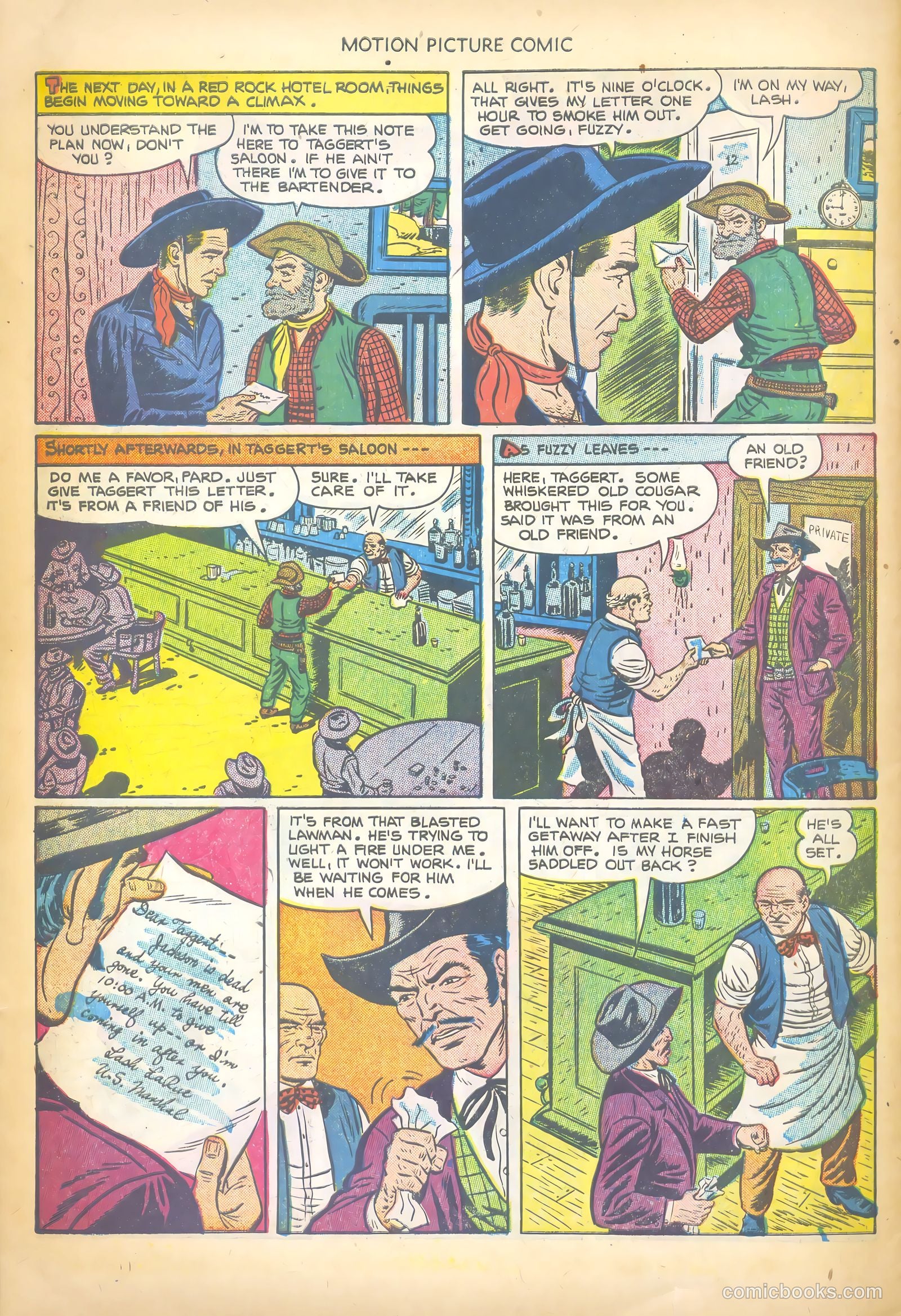 Motion Picture Comics #111 — page 30 of 36