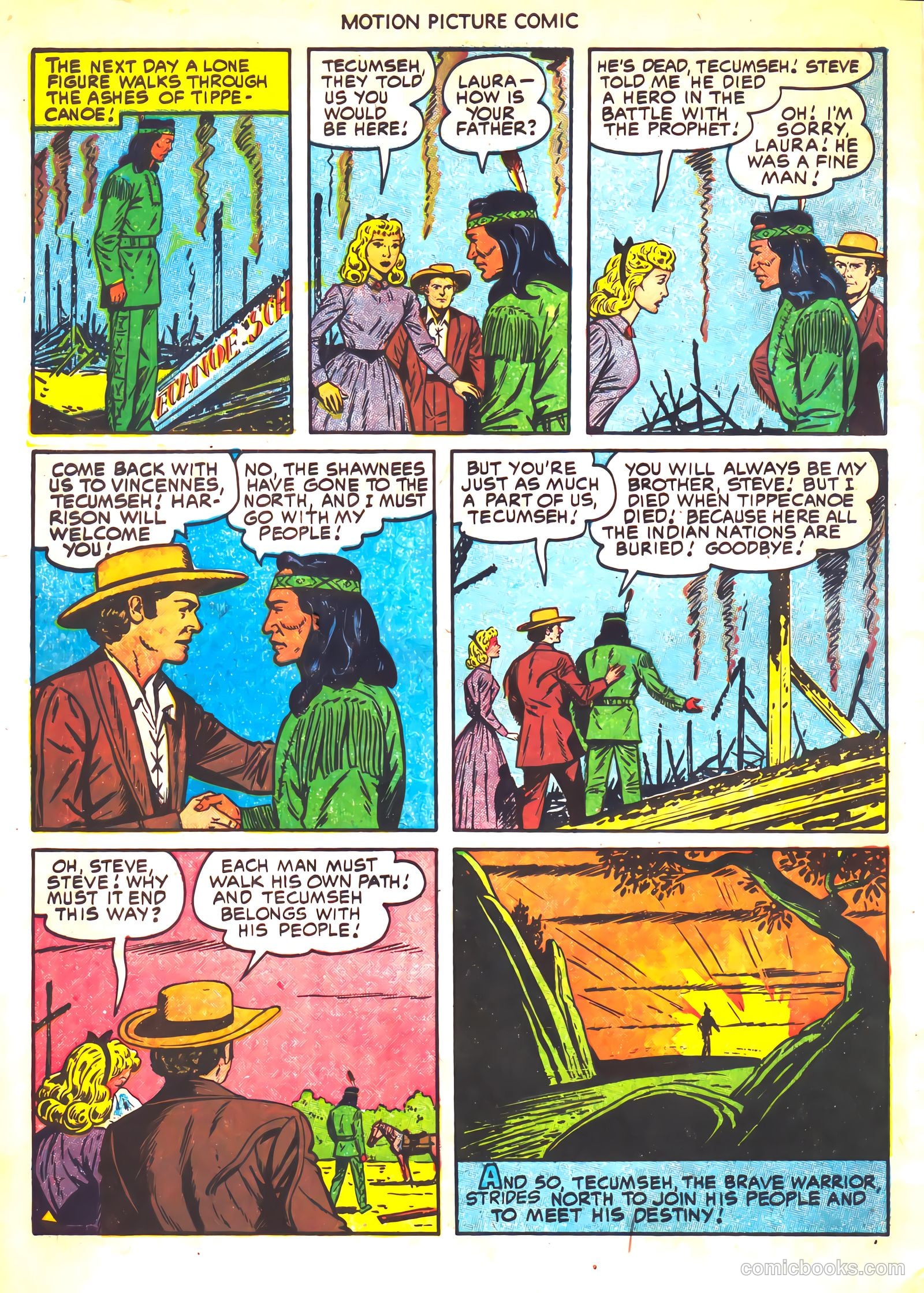 Motion Picture Comics #112 — page 34 of 36