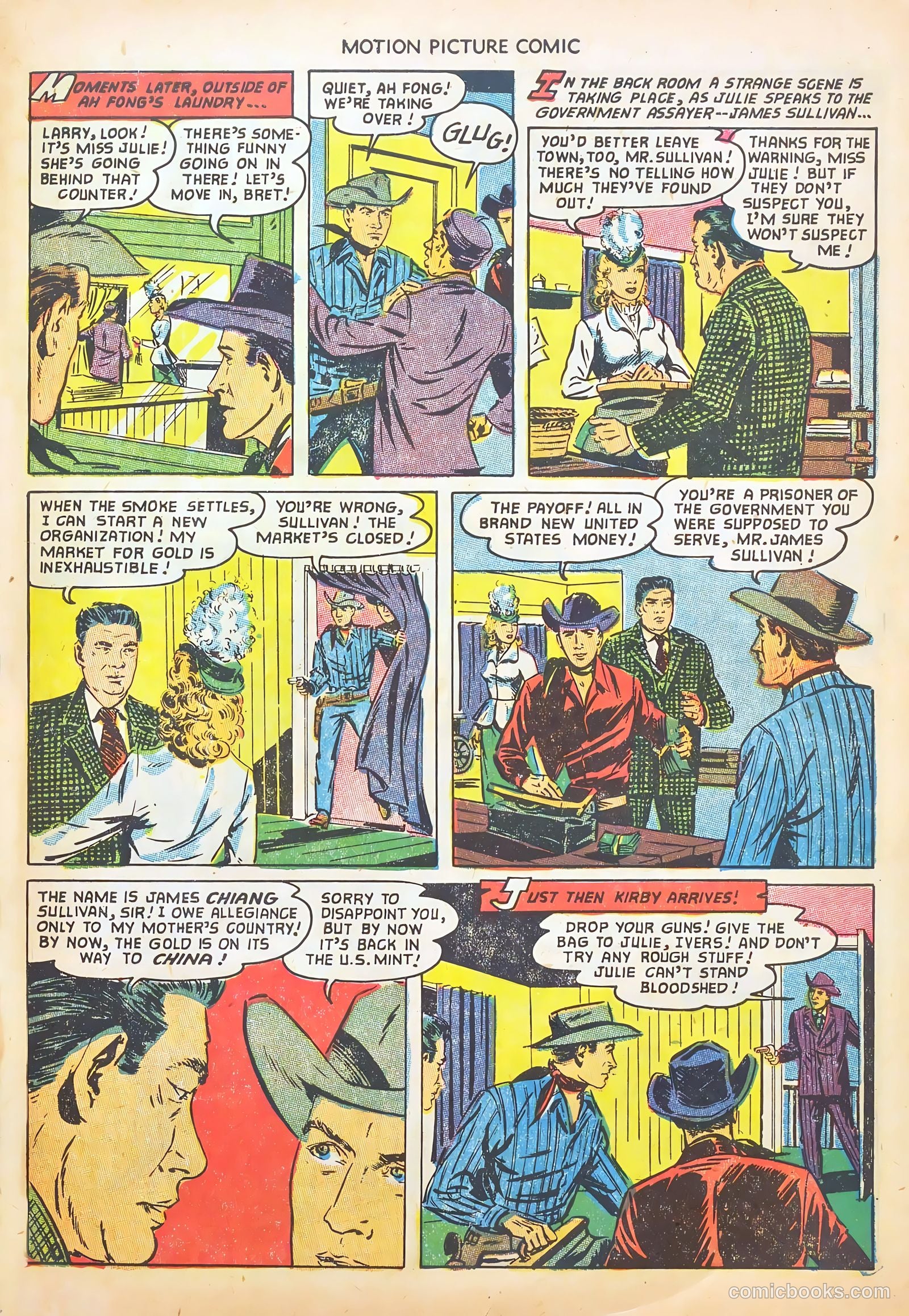 Motion Picture Comics #114 — page 33 of 36