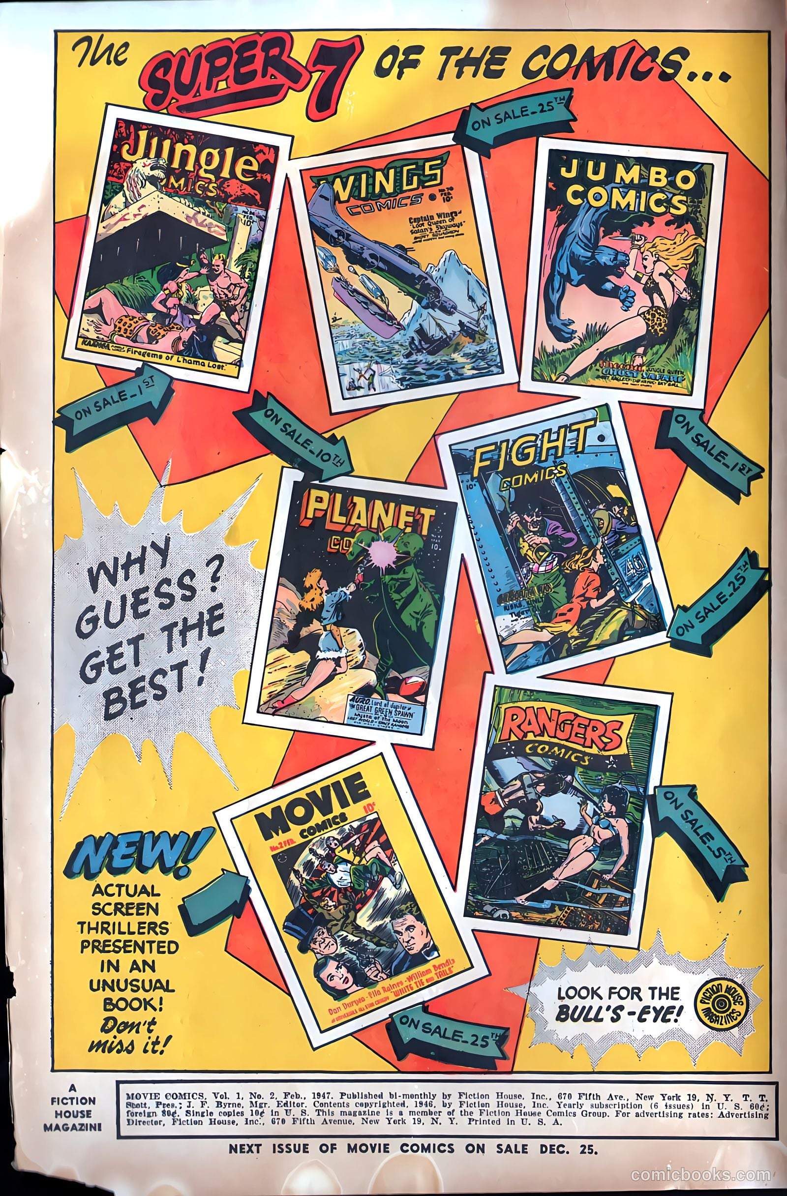 Movie Comics #2 — page 2 of 52