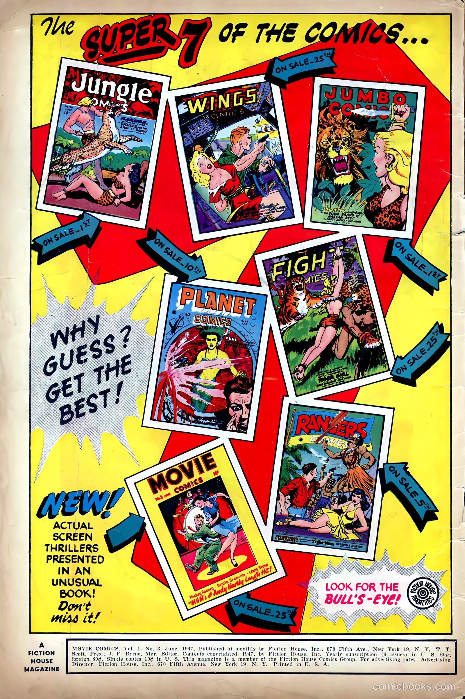 Movie Comics #3 — page 3 of 53