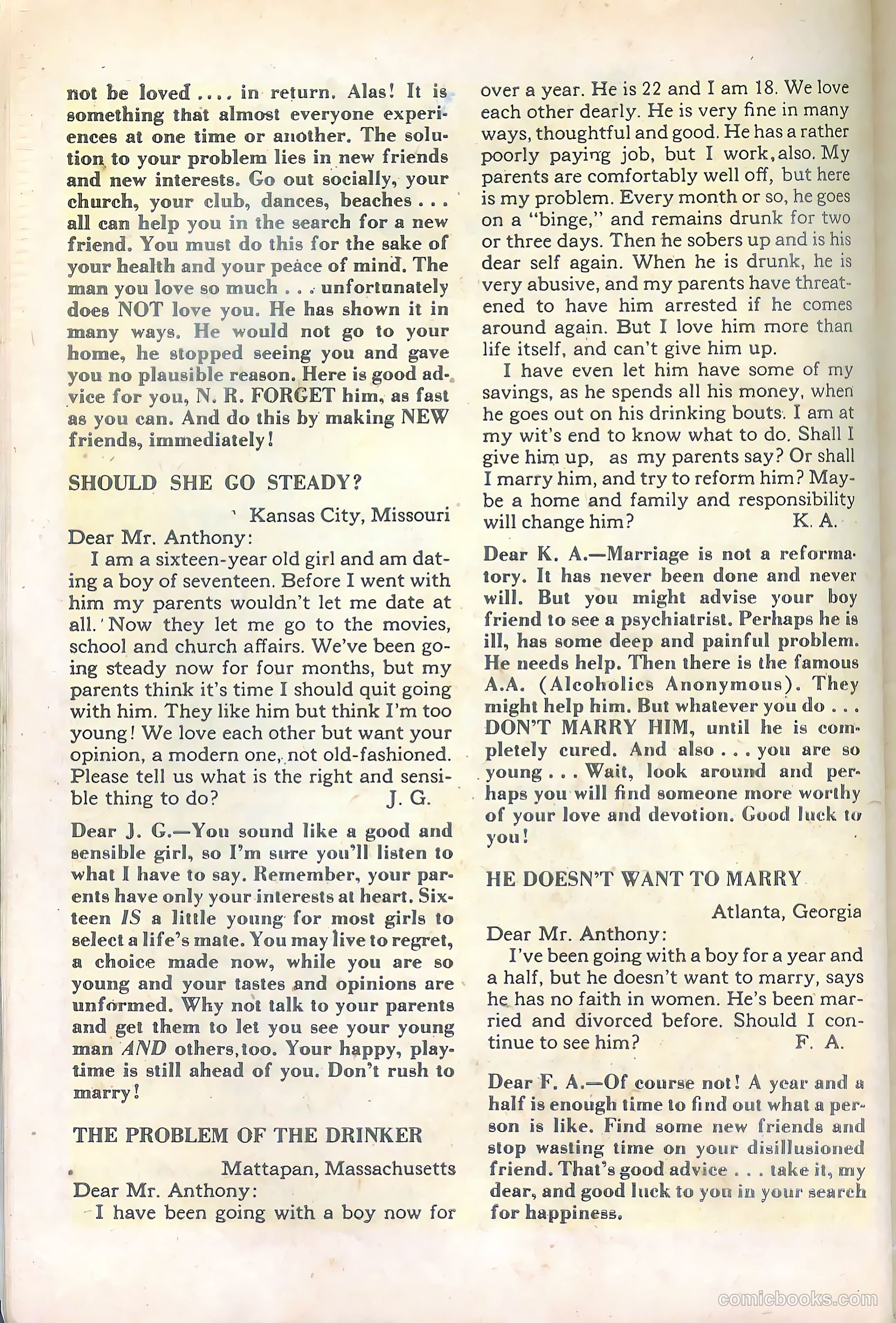 Mr. Anthony's Love Clinic #1 — page 40 of 52