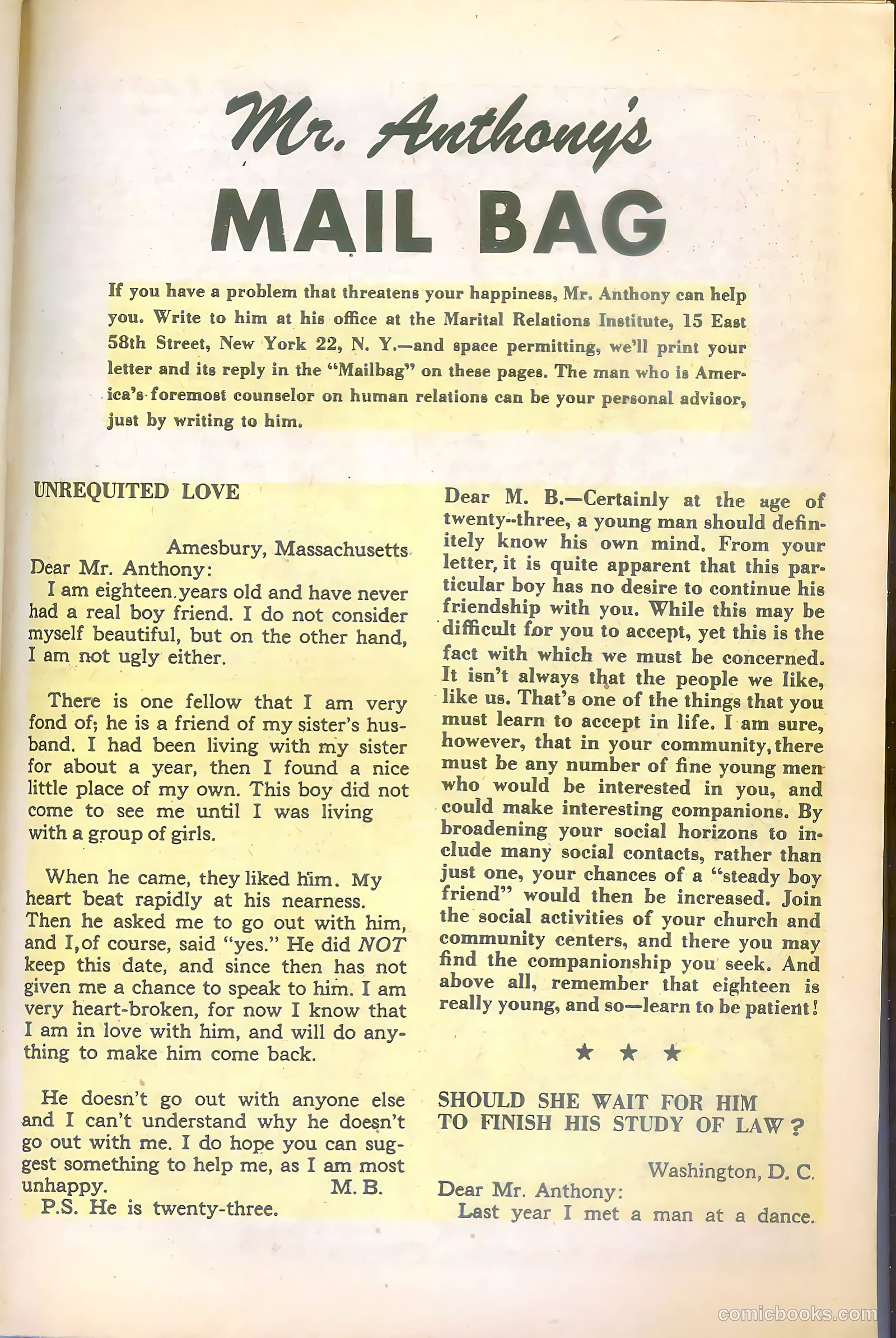 Mr. Anthony's Love Clinic #2 — page 39 of 52