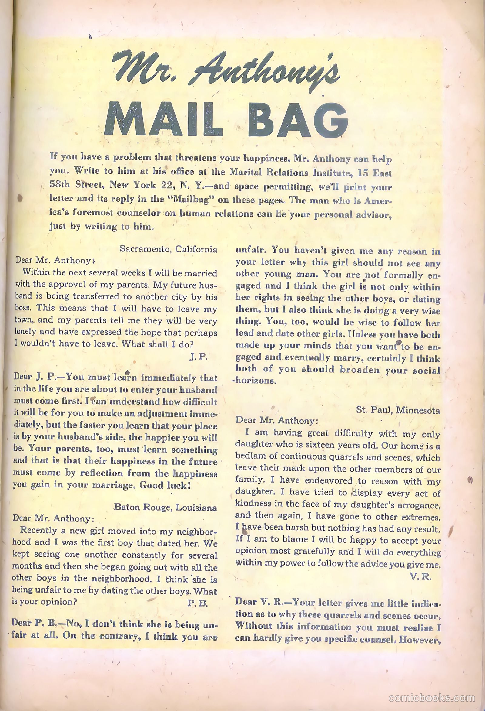 Mr. Anthony's Love Clinic #4 — page 39 of 52