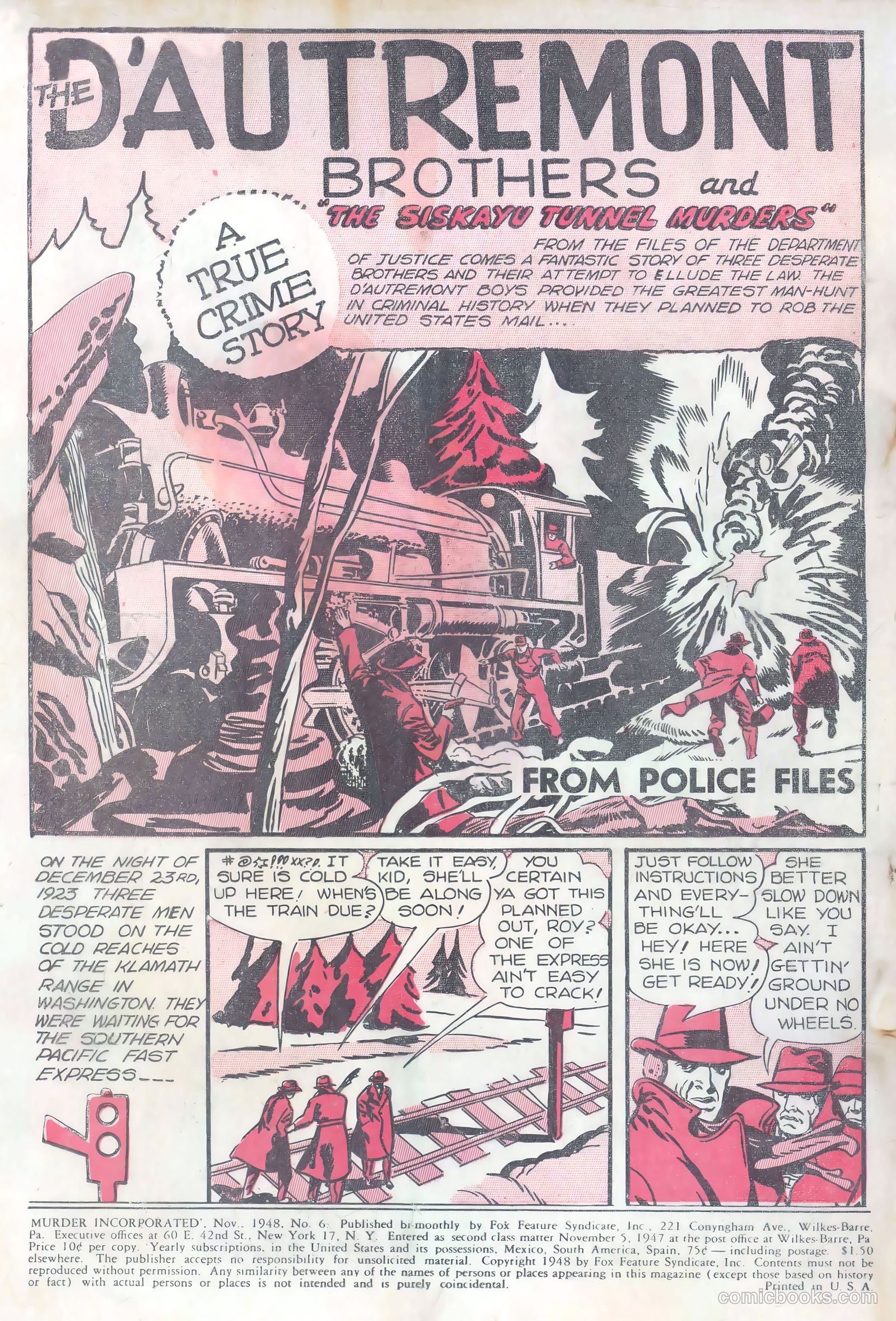 Murder Incorporated #6 — page 3 of 38