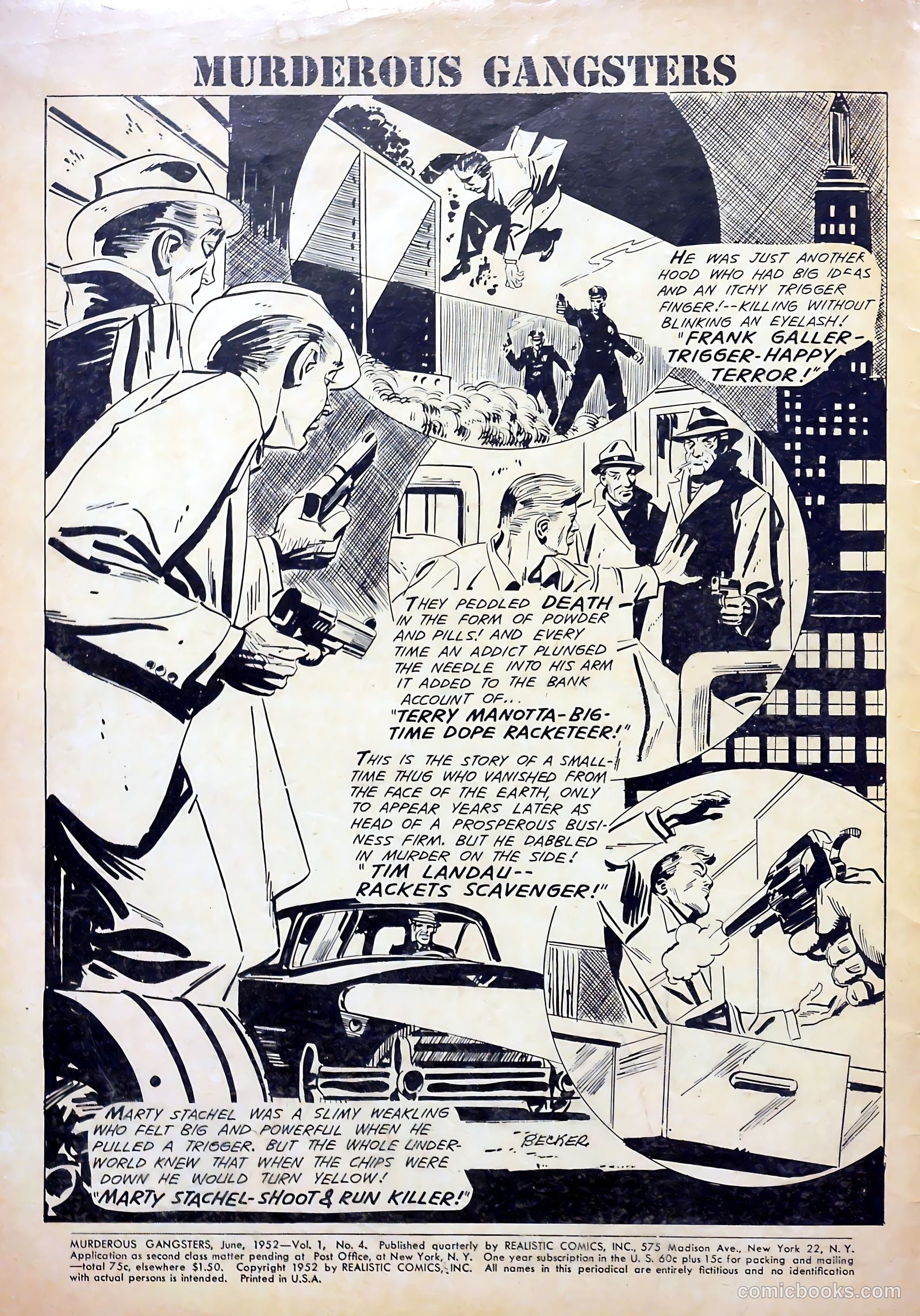 Murderous Gangsters #4 — page 2 of 37