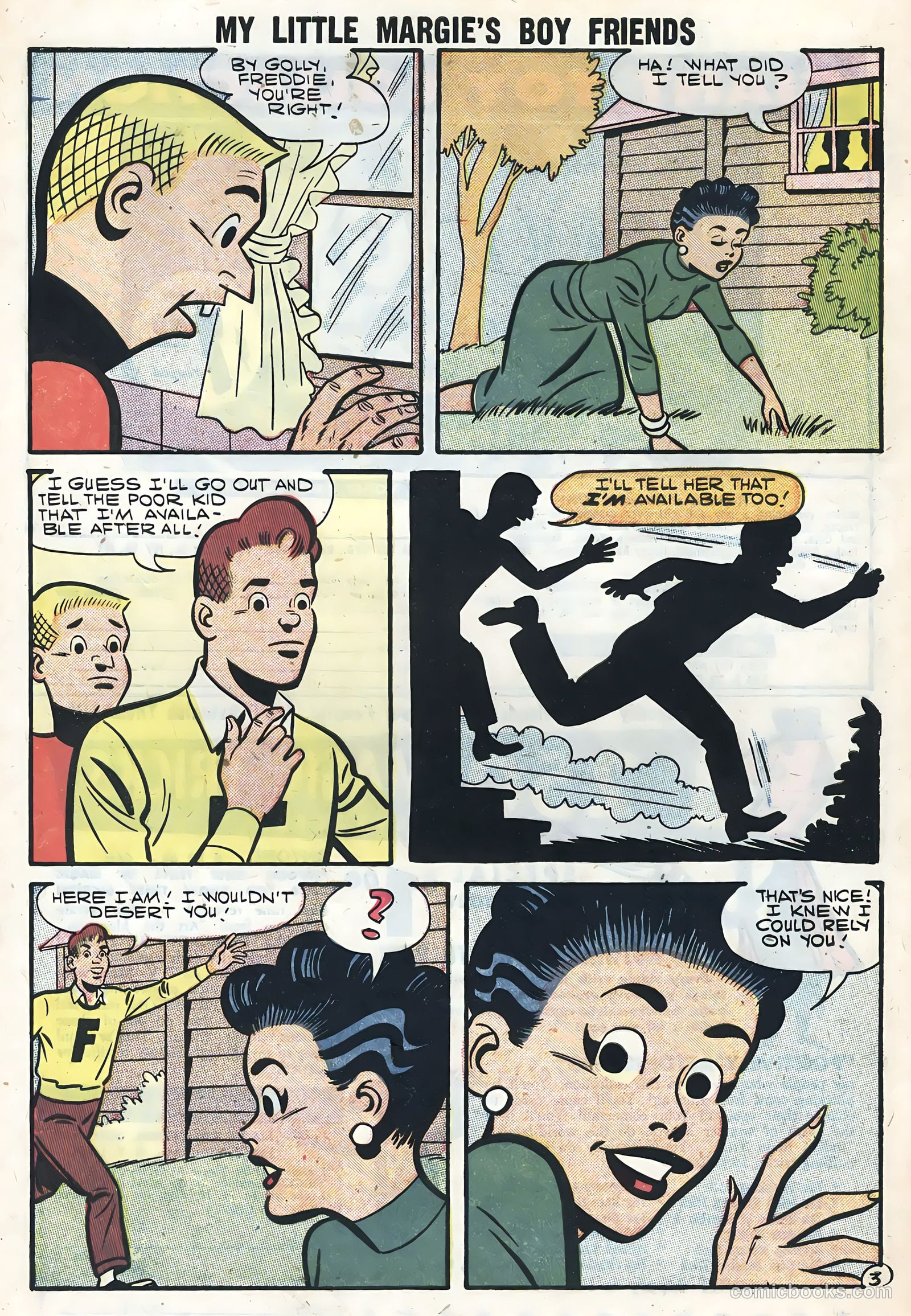 My Little Margie's Boy Friends #11 — page 32 of 36