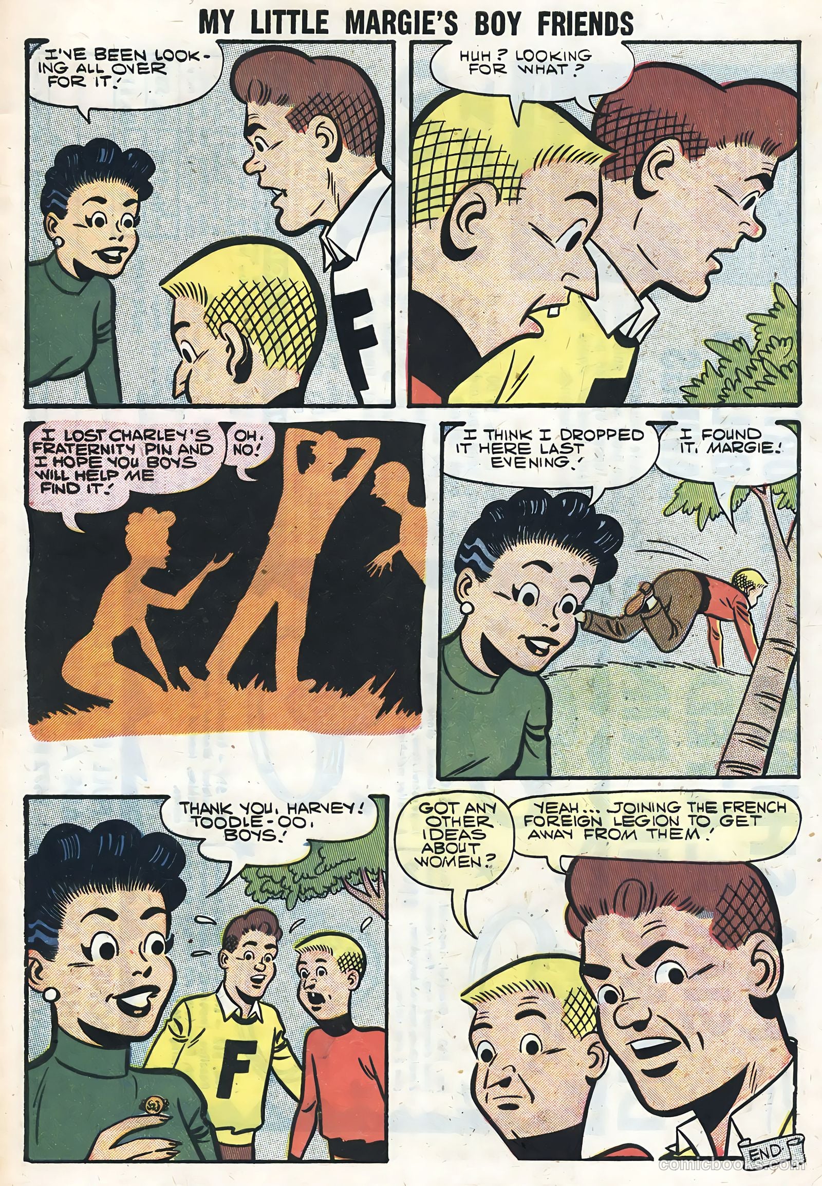 My Little Margie's Boy Friends #11 — page 33 of 36
